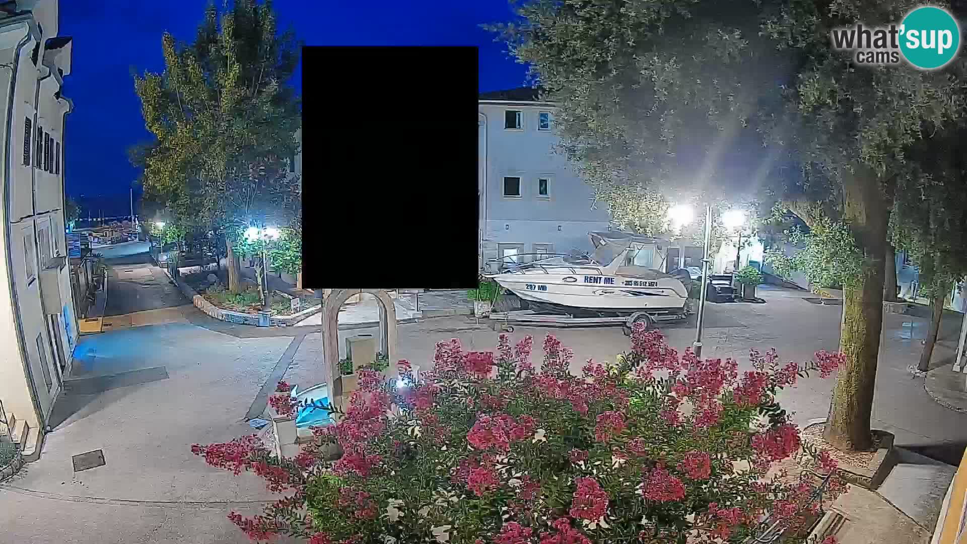 Webcam Mošćenička Draga Center – Live View of the Town Center