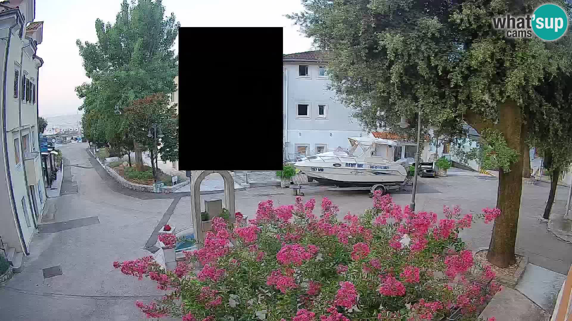 Webcam Centro Draga di Moschiena – Vista live sul centro
