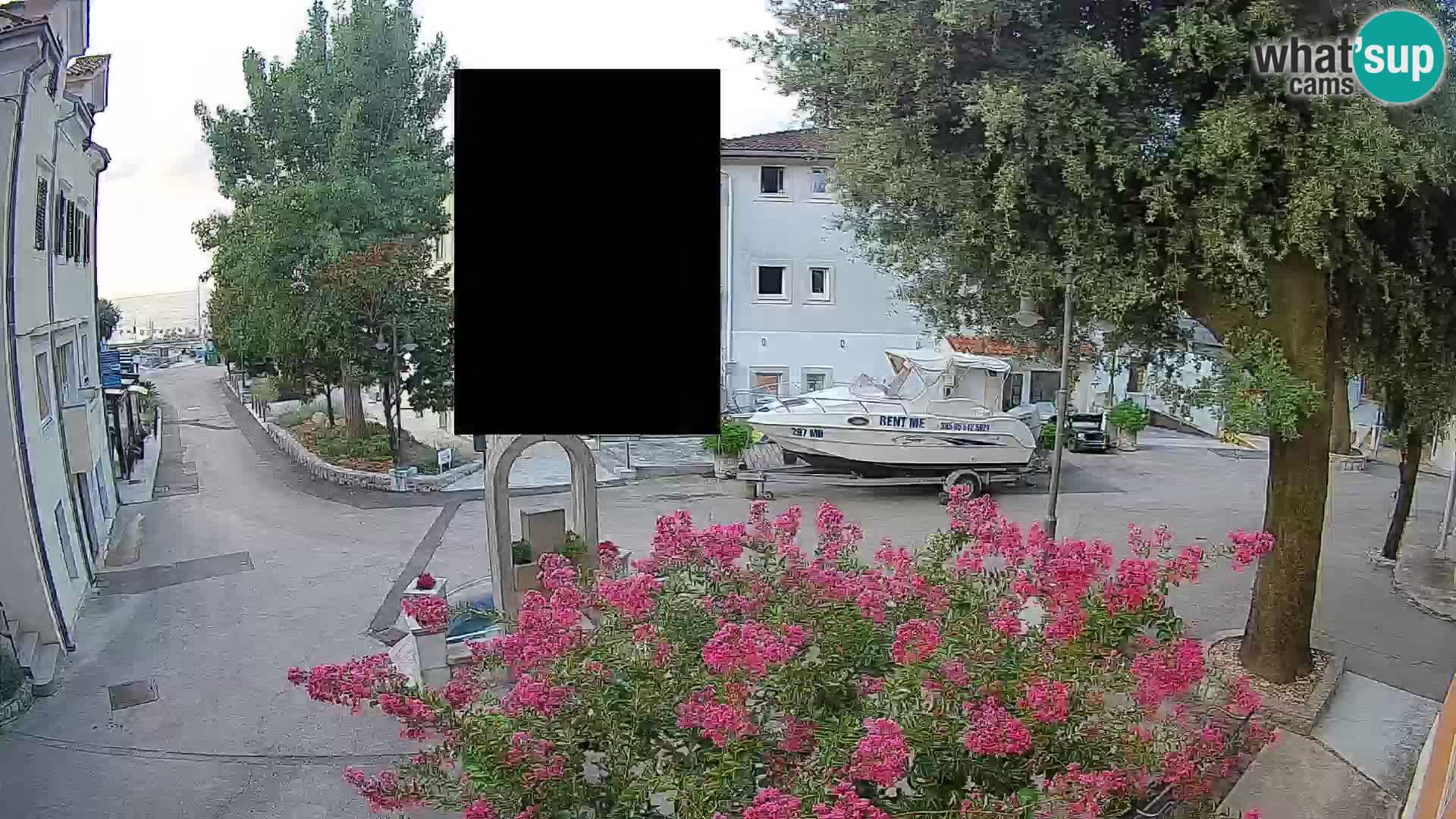 Webcam centre de Mošćenička Draga – Vue en direct du centre-ville