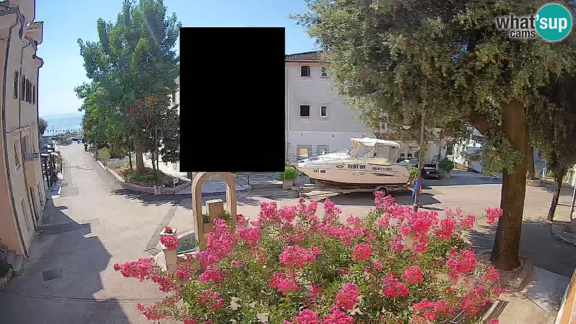 Web kamera centar Mošćeničke Drage – Pogled uživo
