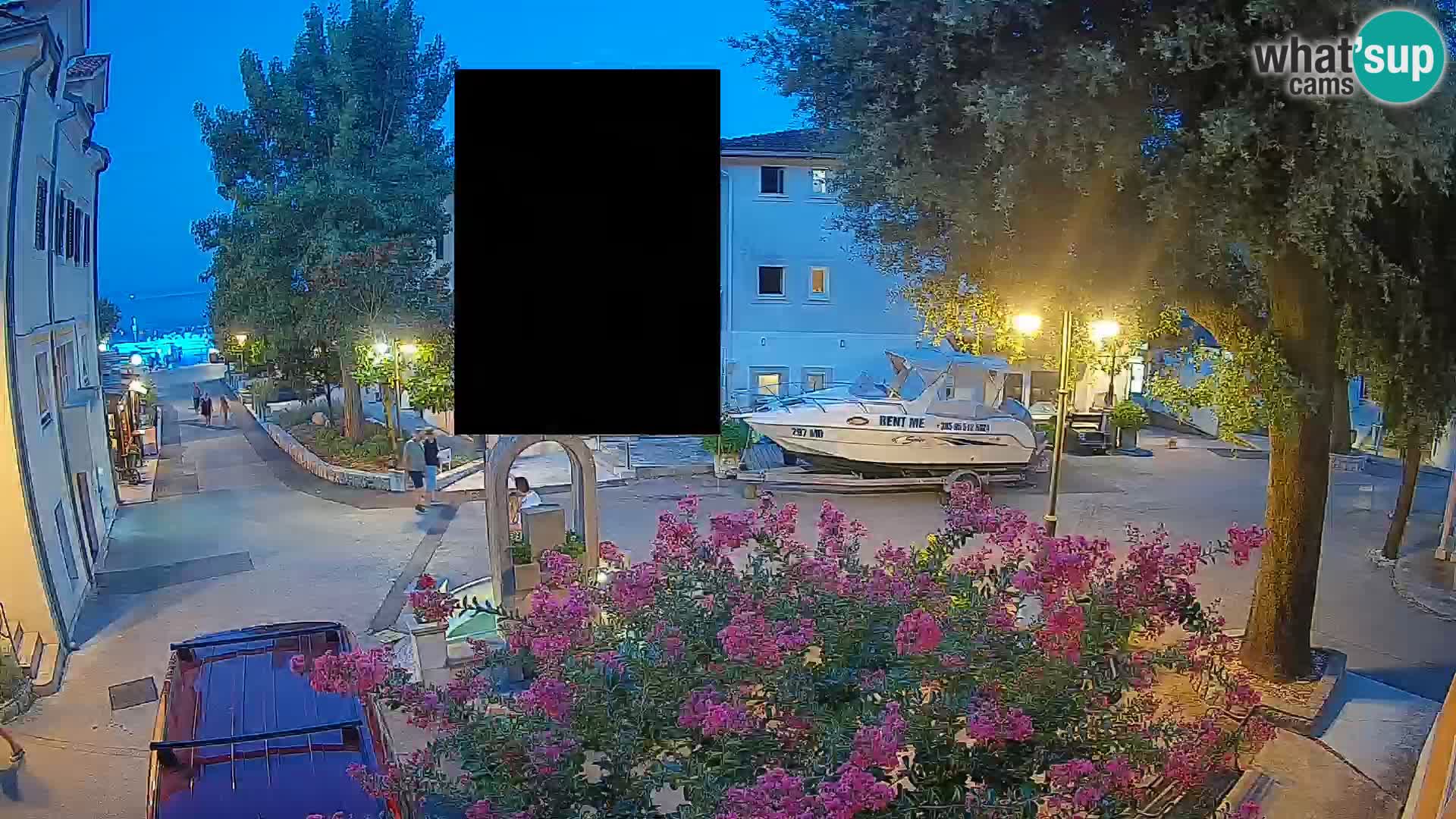Web kamera centar Mošćeničke Drage – Pogled uživo