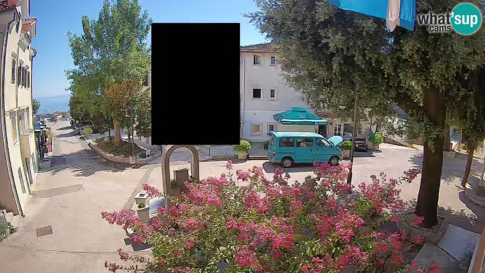 Webcam Centro Draga di Moschiena – Vista live sul centro