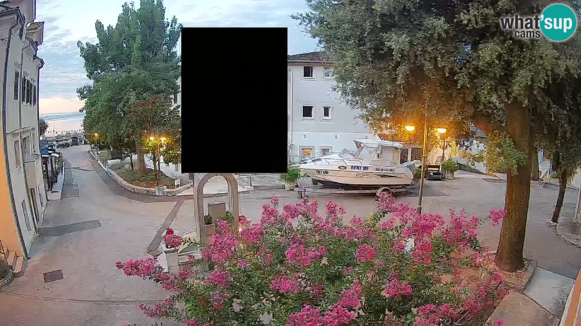 Webcam Centre de Mošćenička Draga – Vue en direct du centre-ville