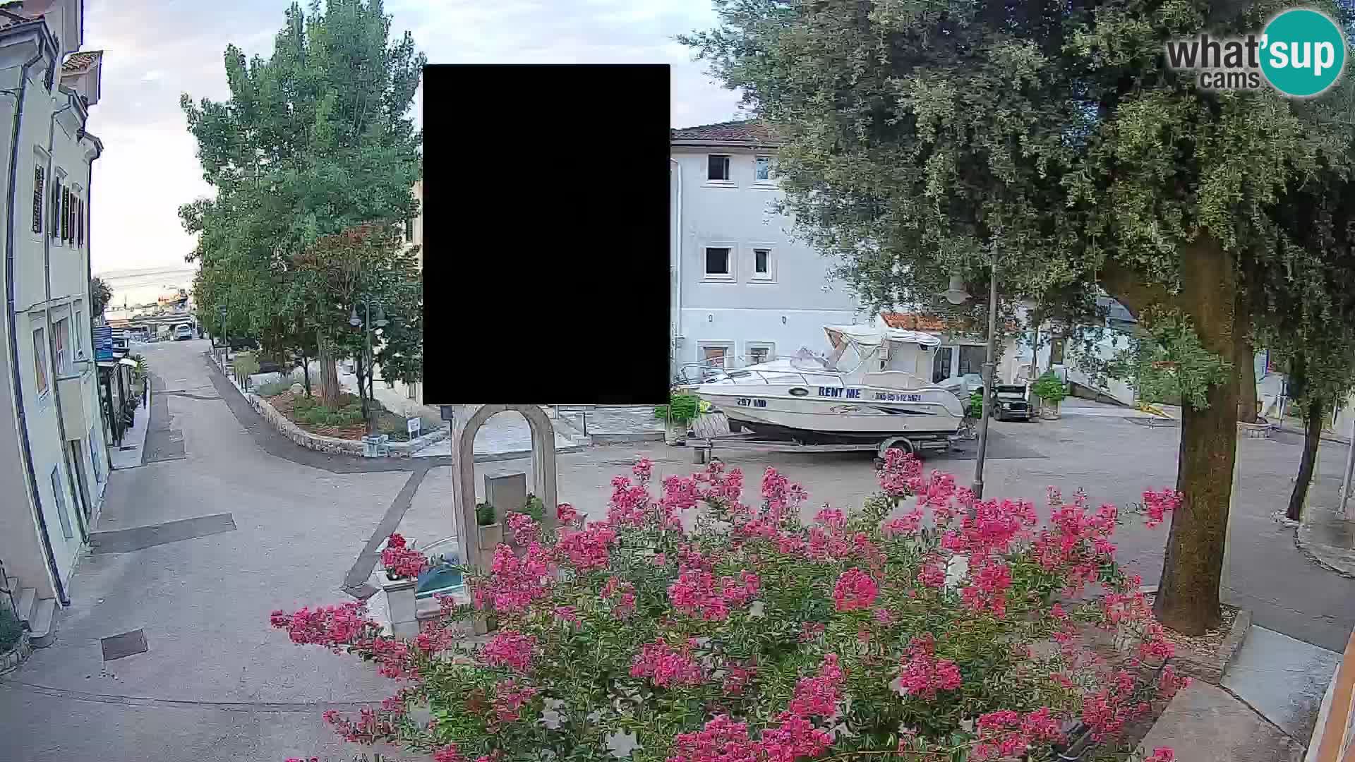 Web kamera centar Mošćeničke Drage – Pogled uživo