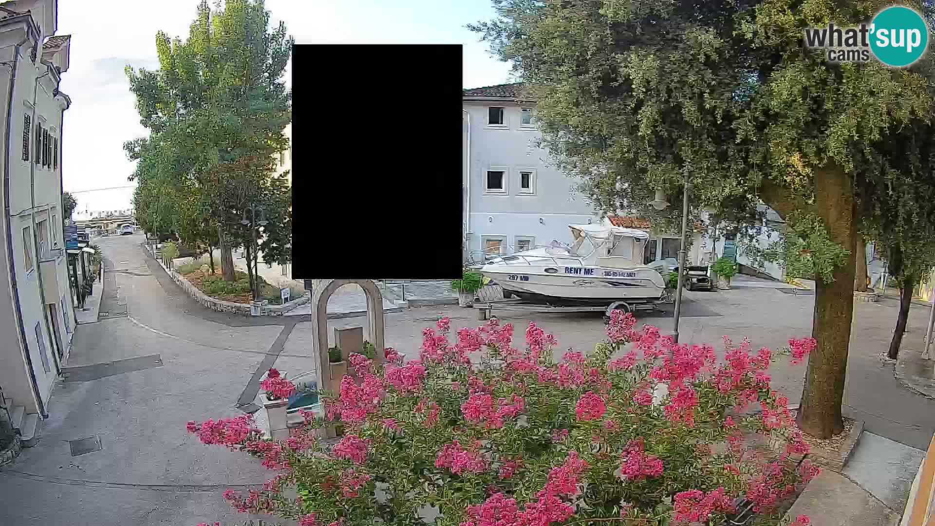 Web kamera centar Mošćeničke Drage – Pogled uživo