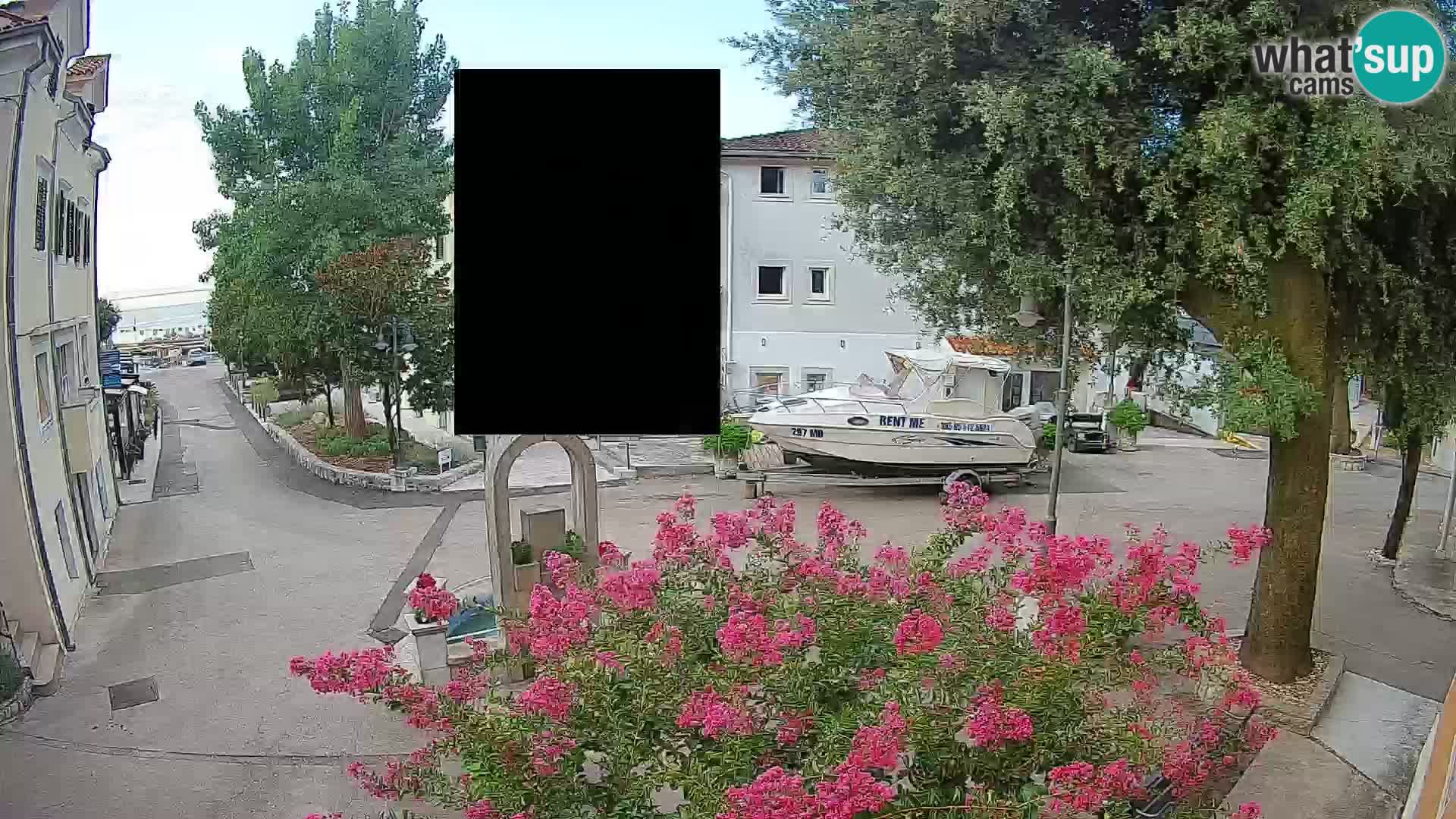 Webcam Mošćenička Draga Center – Live View of the Town Center