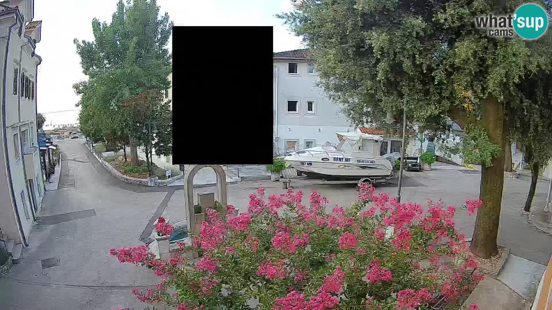 Webcam Centre de Mošćenička Draga – Vue en direct du centre-ville