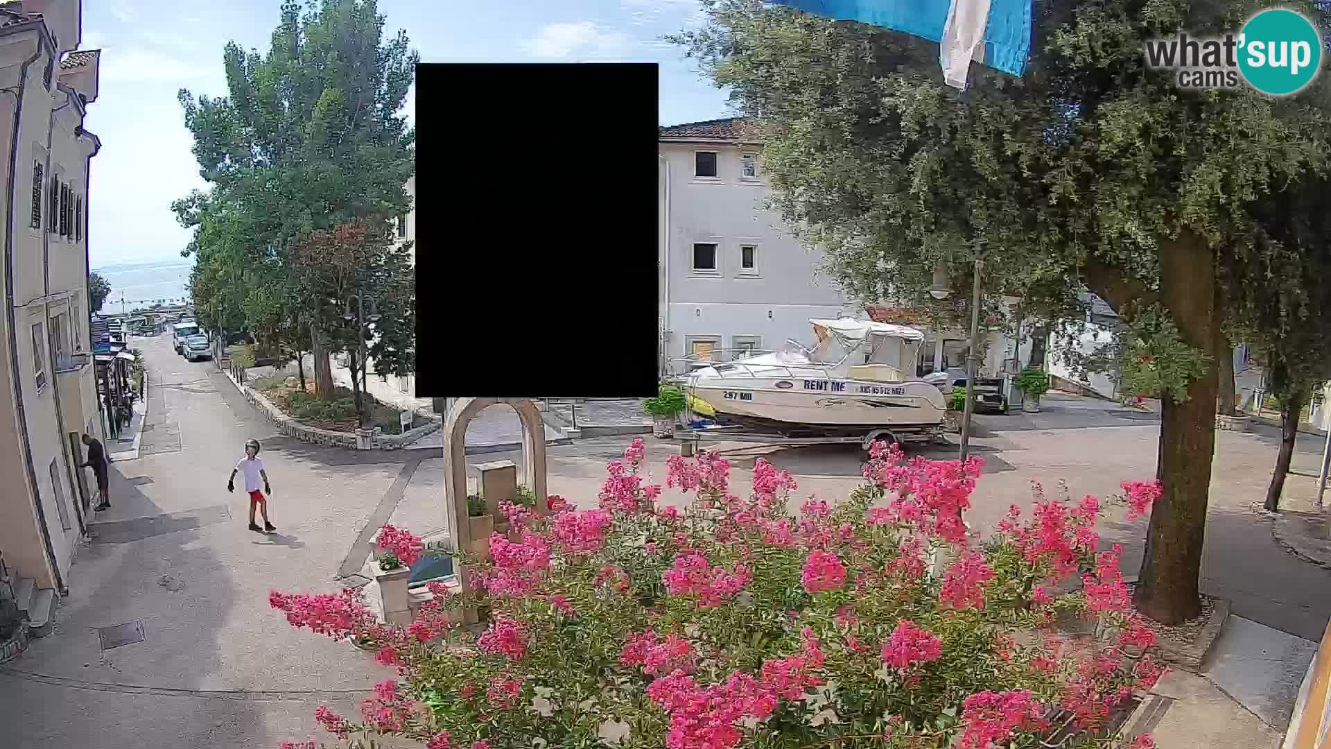 Webcam Centro Draga di Moschiena – Vista live sul centro