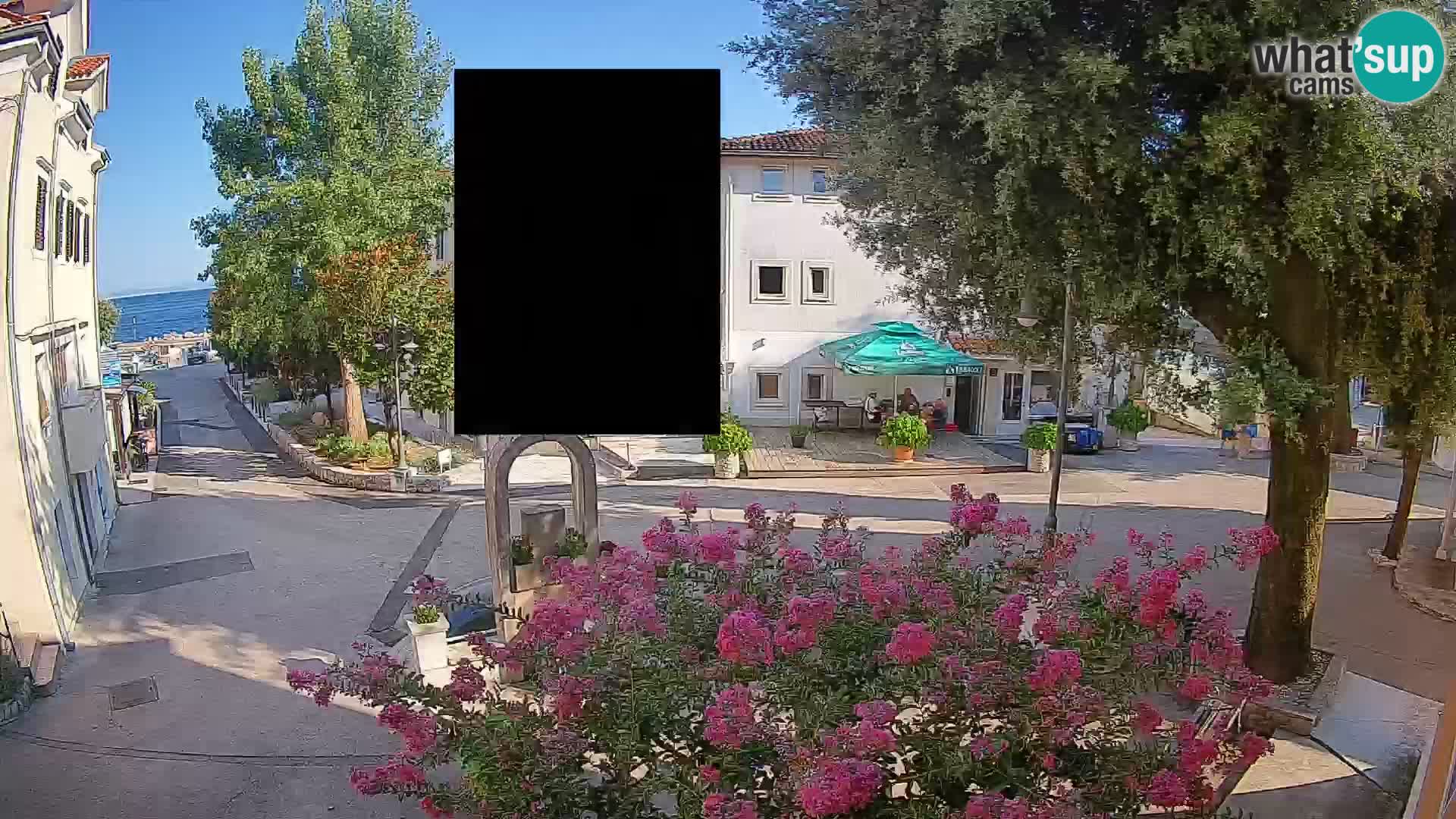 Webcam Mošćenička Draga Zentrum – Liveblick auf das Ortszentrum