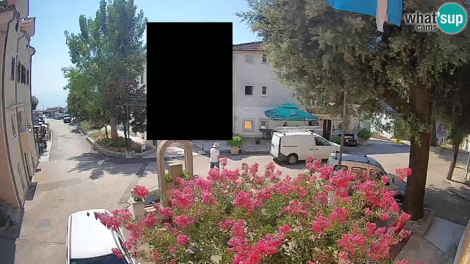 Webcam Mošćenička Draga Zentrum – Liveblick auf das Ortszentrum