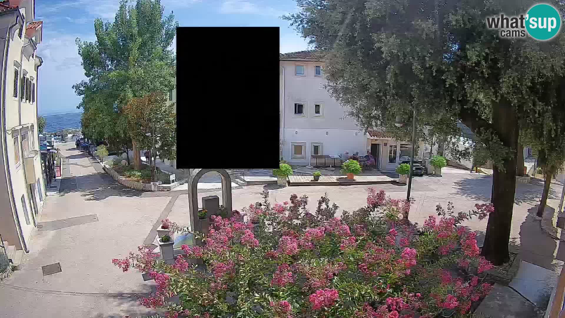 Webcam Mošćenička Draga Zentrum – Liveblick auf das Ortszentrum