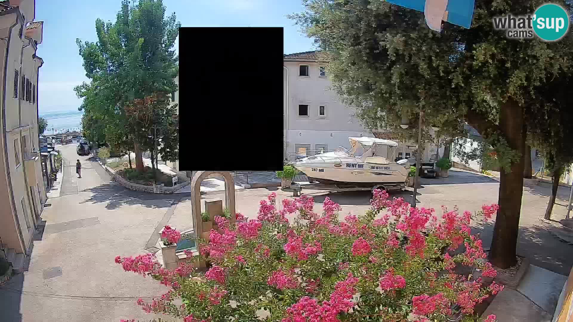Web kamera centar Mošćeničke Drage – Pogled uživo