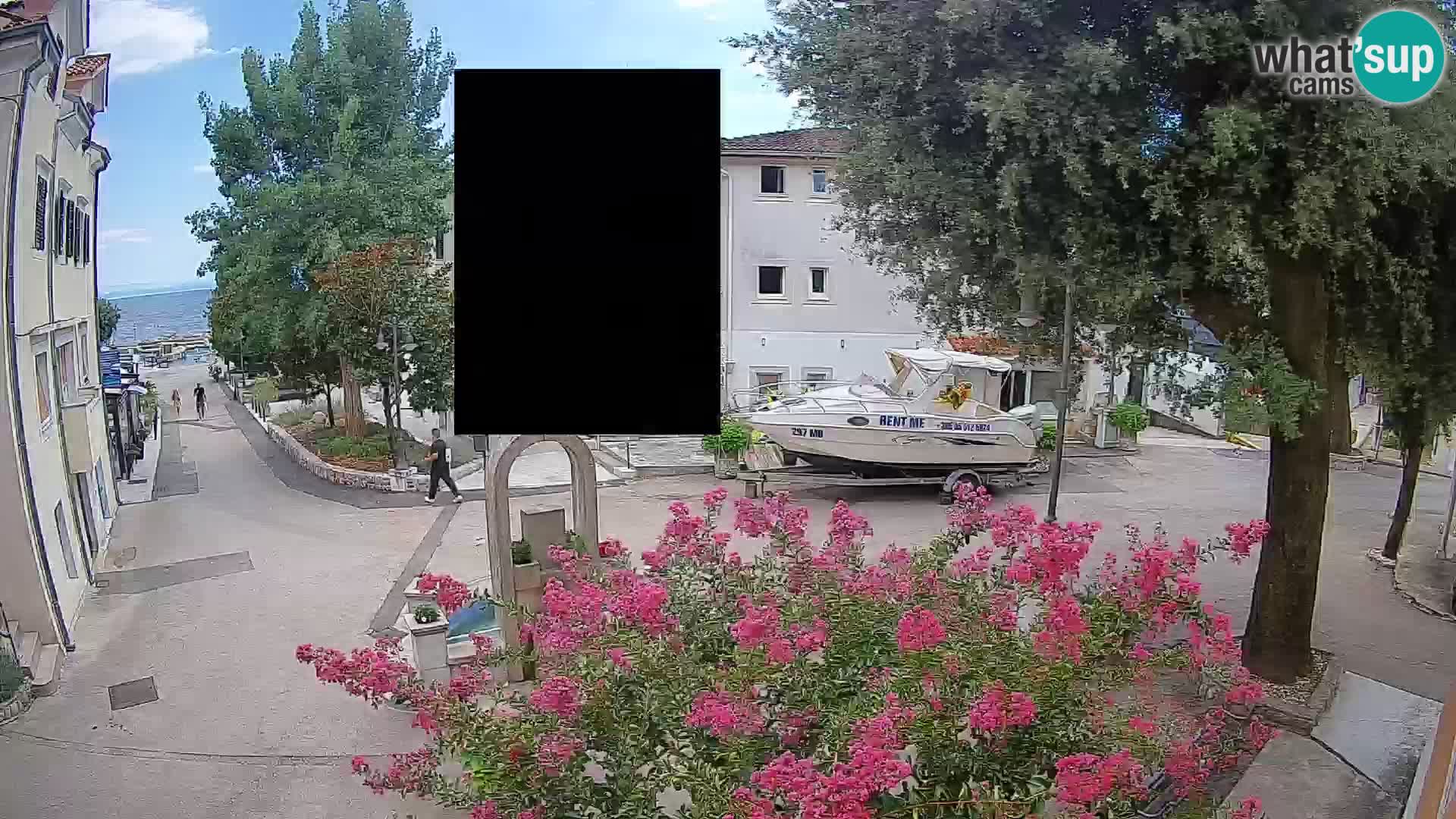 Webcam Mošćenička Draga Zentrum – Liveblick auf das Ortszentrum