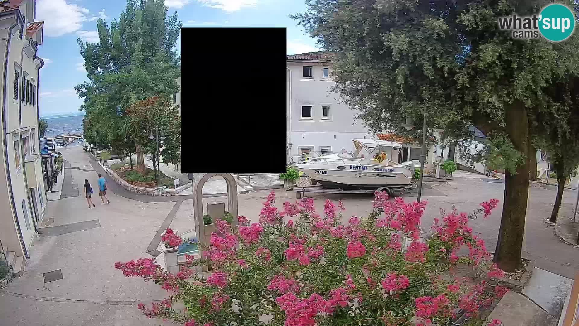 Web kamera centar Mošćeničke Drage – Pogled uživo