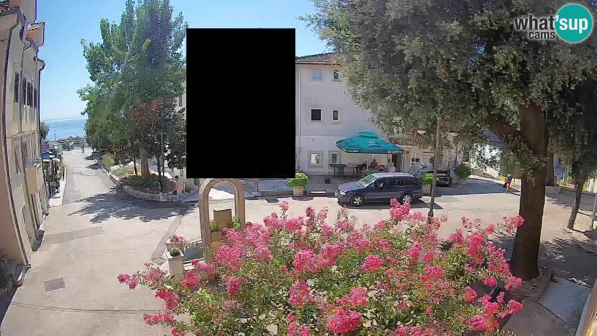 Webcam Centro Draga di Moschiena – Vista live sul centro