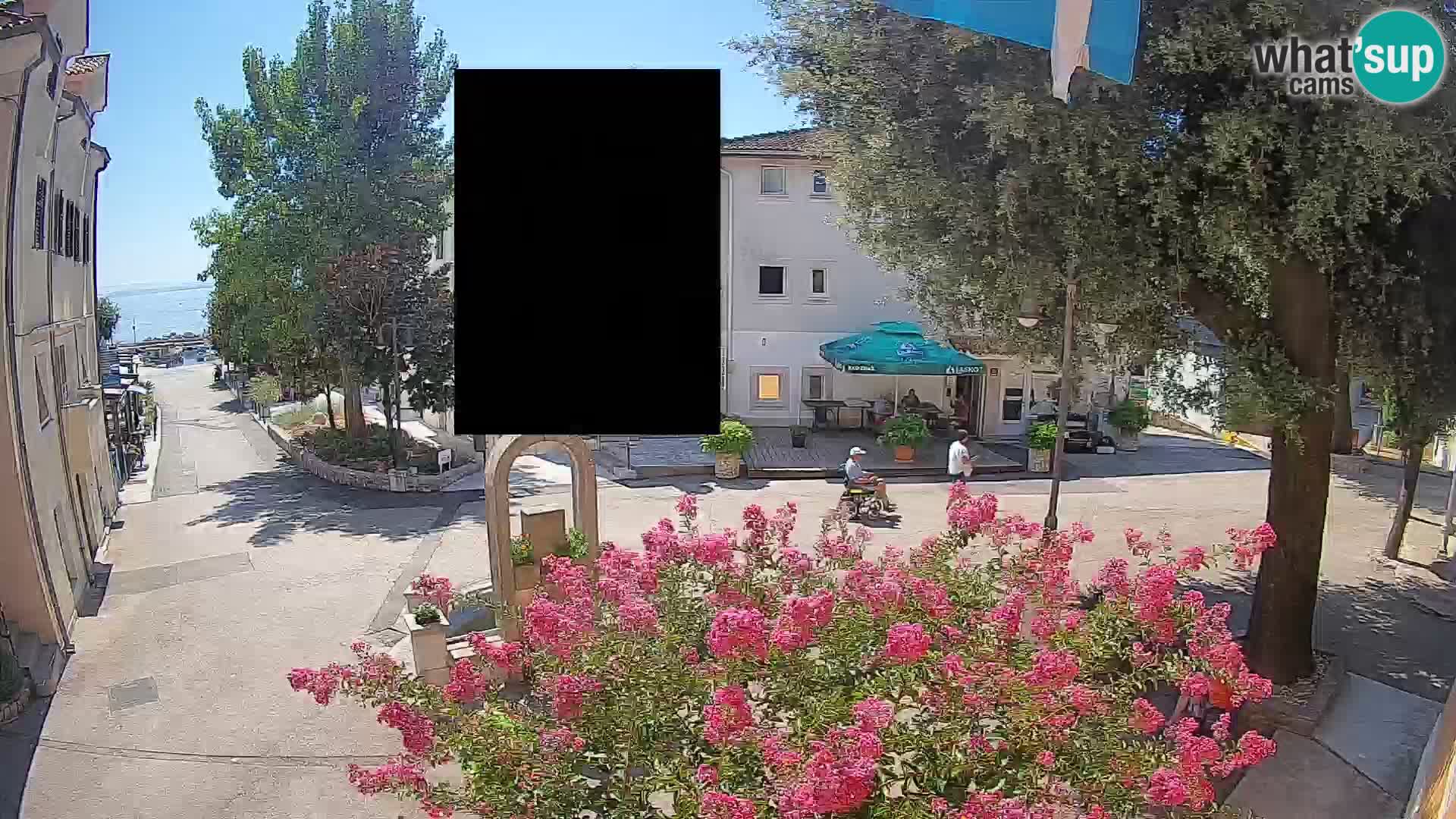 Webcam Centre de Mošćenička Draga – Vue en direct du centre-ville