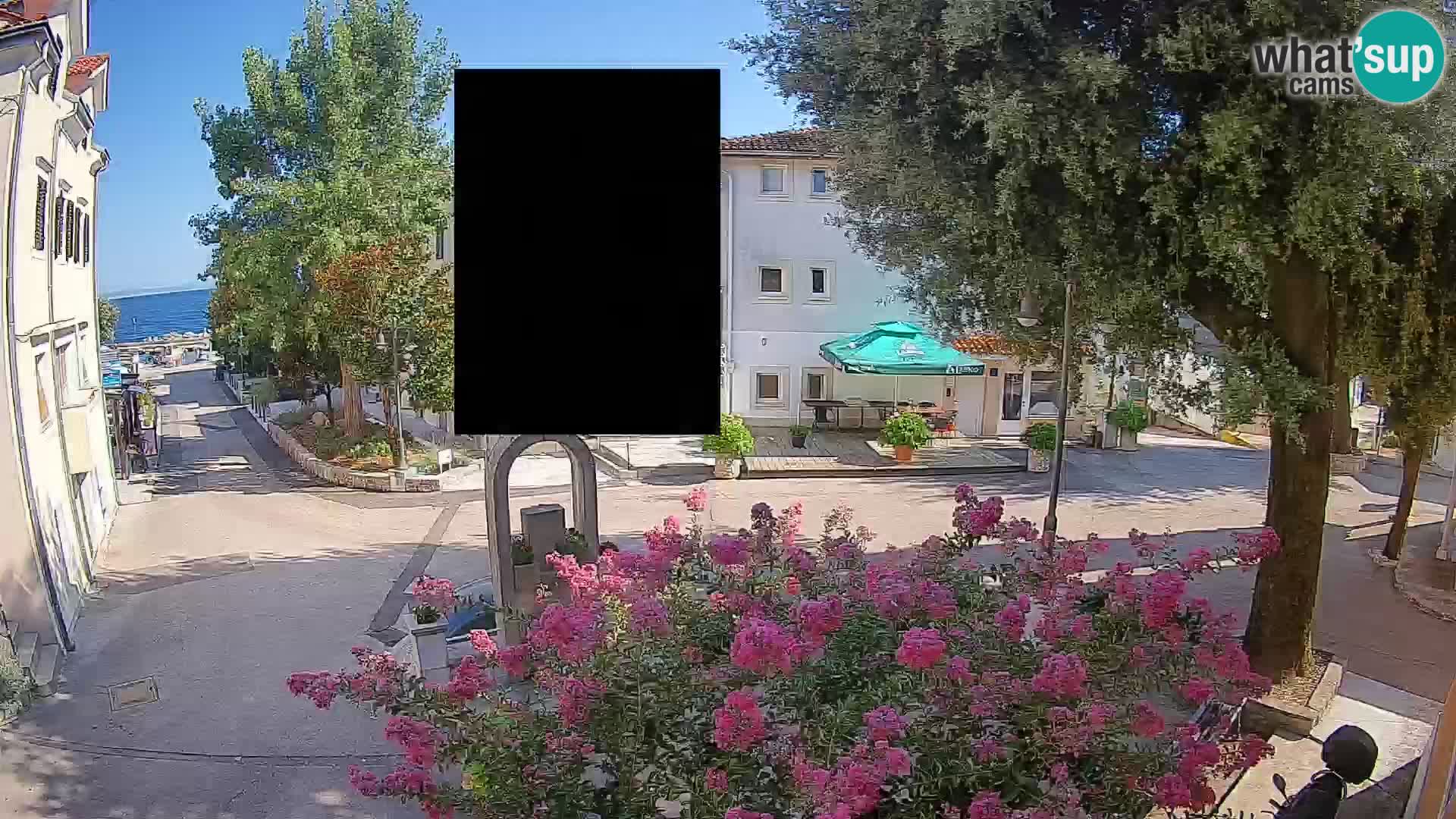 Webcam Mošćenička Draga Zentrum – Liveblick auf das Ortszentrum