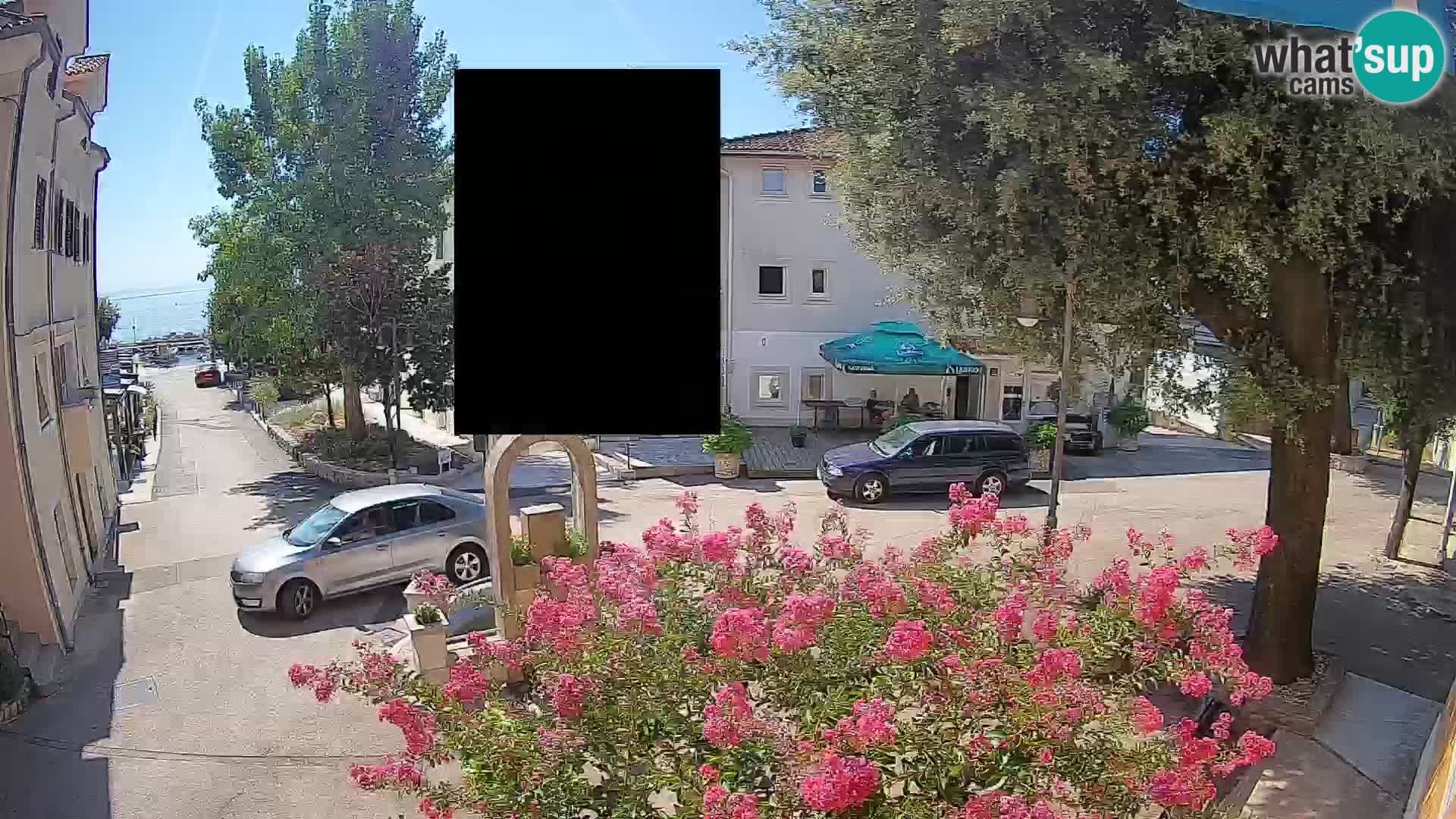Webcam Centro Draga di Moschiena – Vista live sul centro