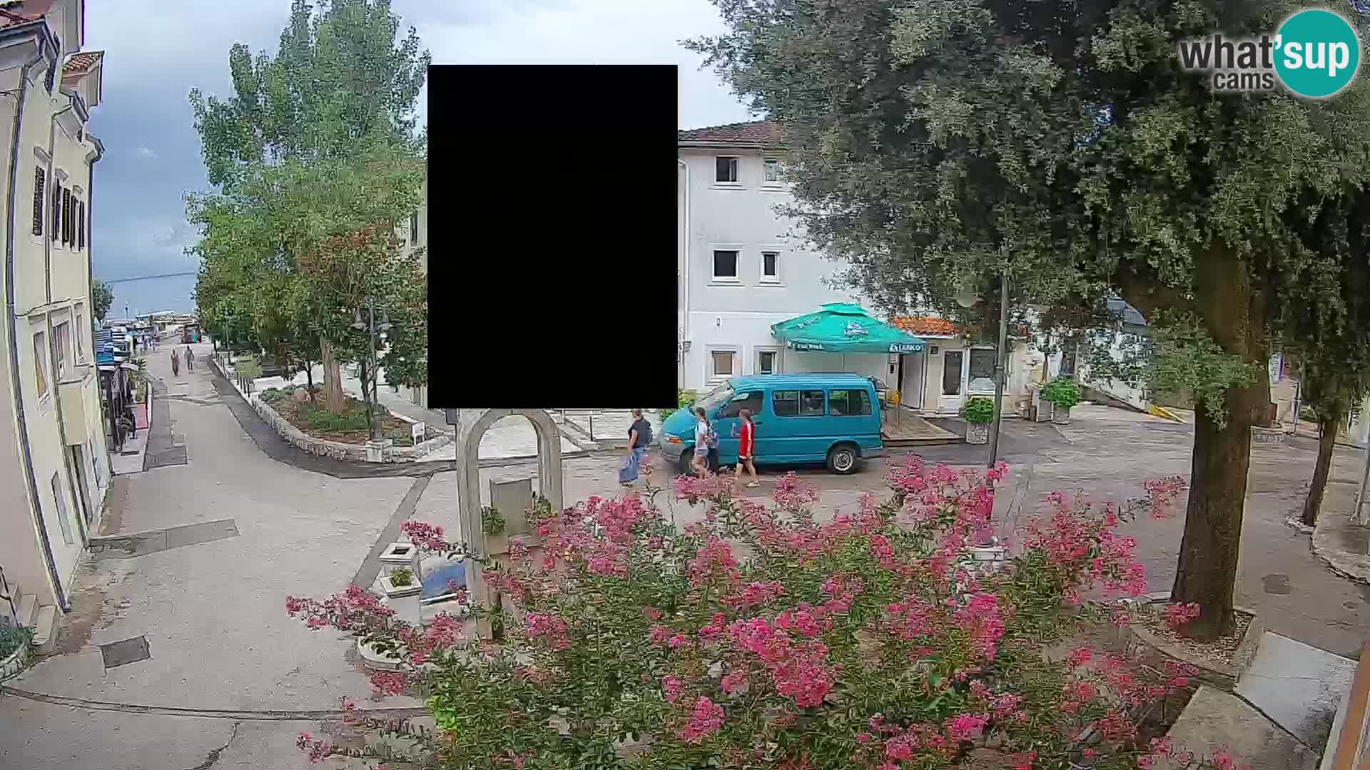 Webcam Mošćenička Draga Zentrum – Liveblick auf das Ortszentrum