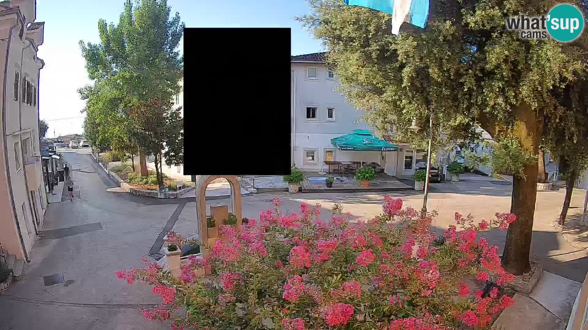 Webcam centre de Mošćenička Draga – Vue en direct du centre-ville