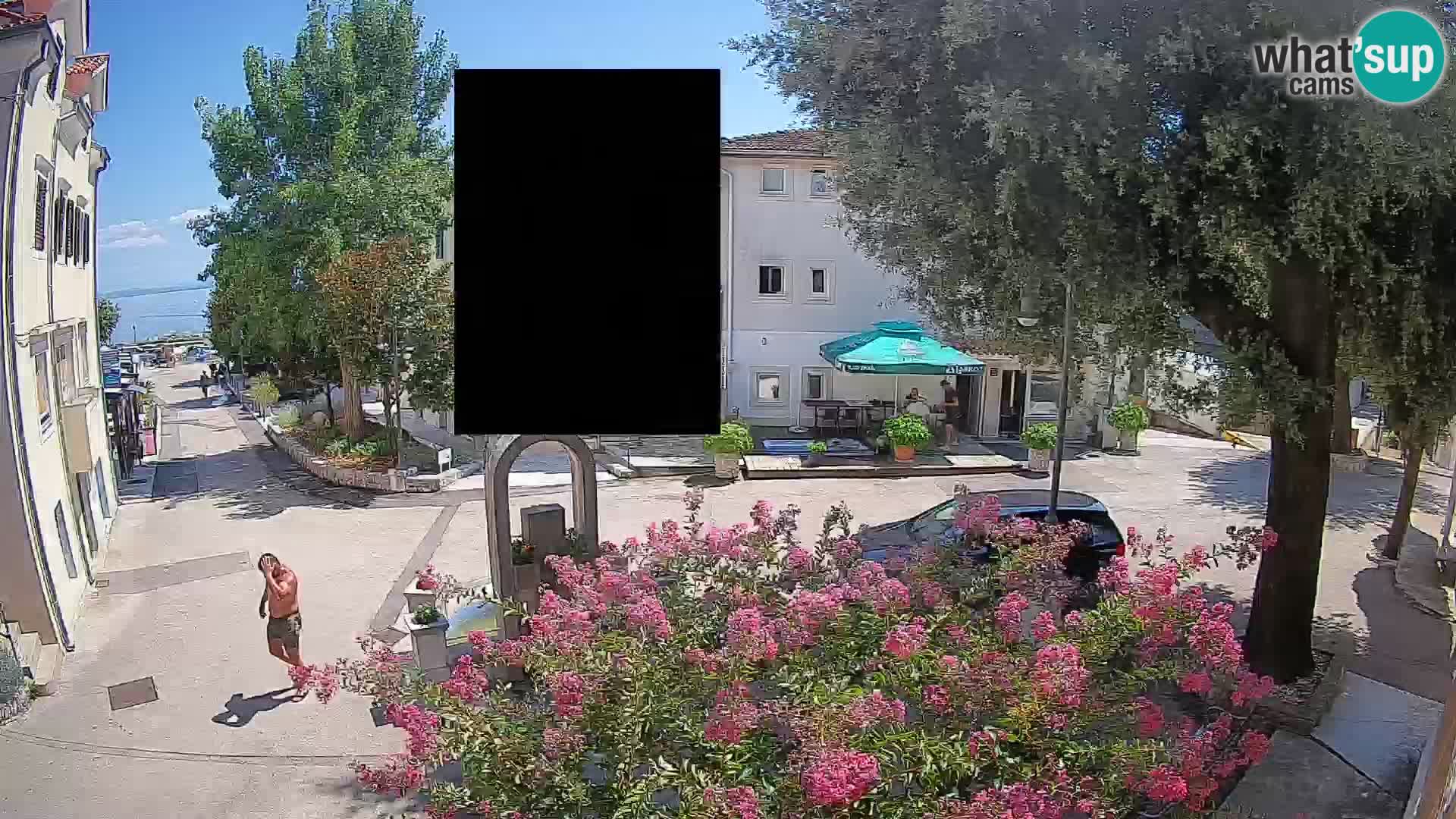 Webcam Centro Draga di Moschiena – Vista live sul centro