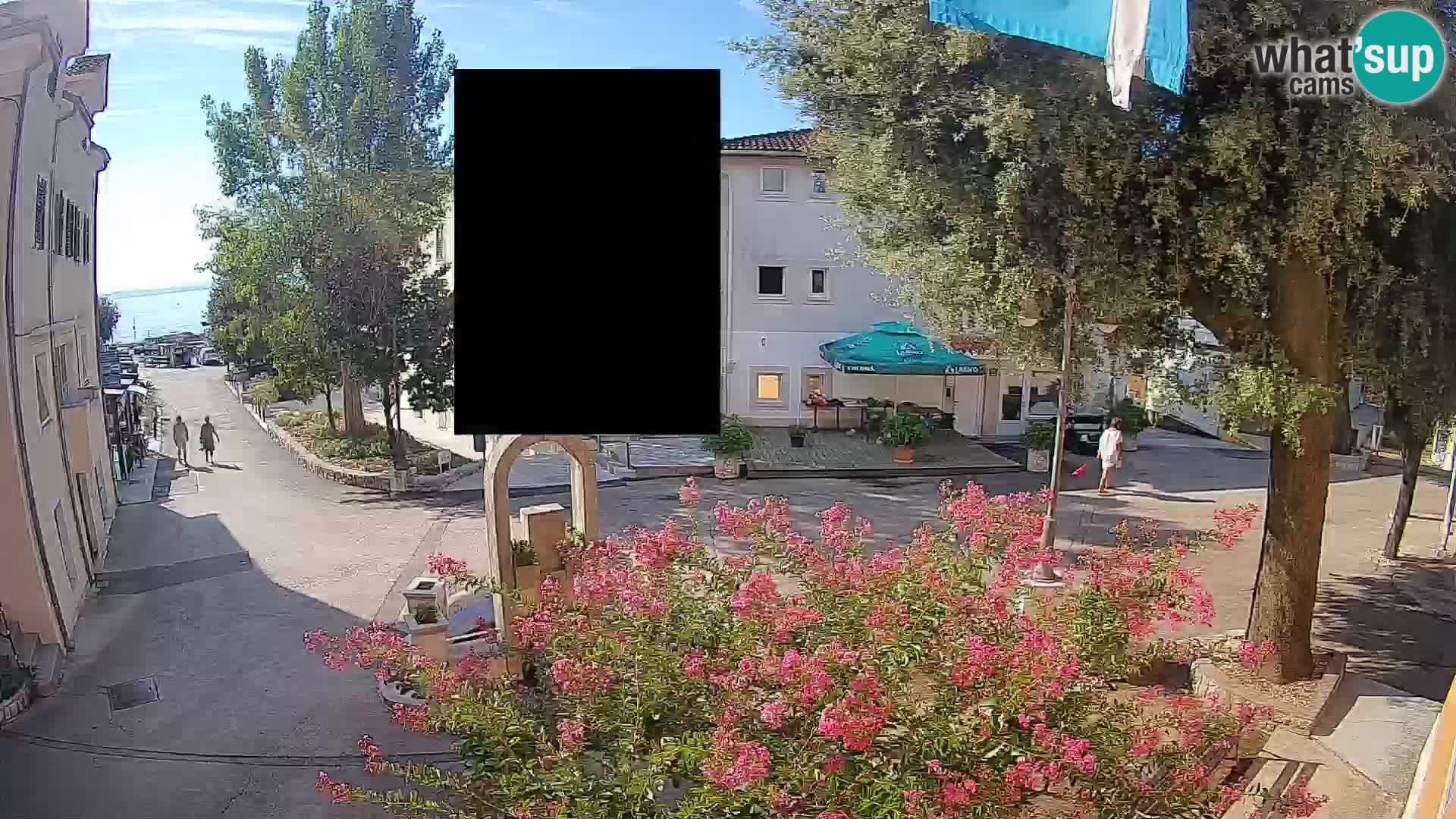 Webcam Centre de Mošćenička Draga – Vue en direct du centre-ville