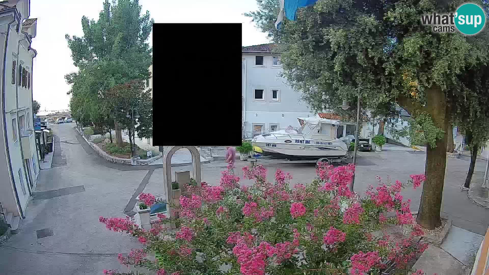 Webcam Mošćenička Draga Zentrum – Liveblick auf das Ortszentrum