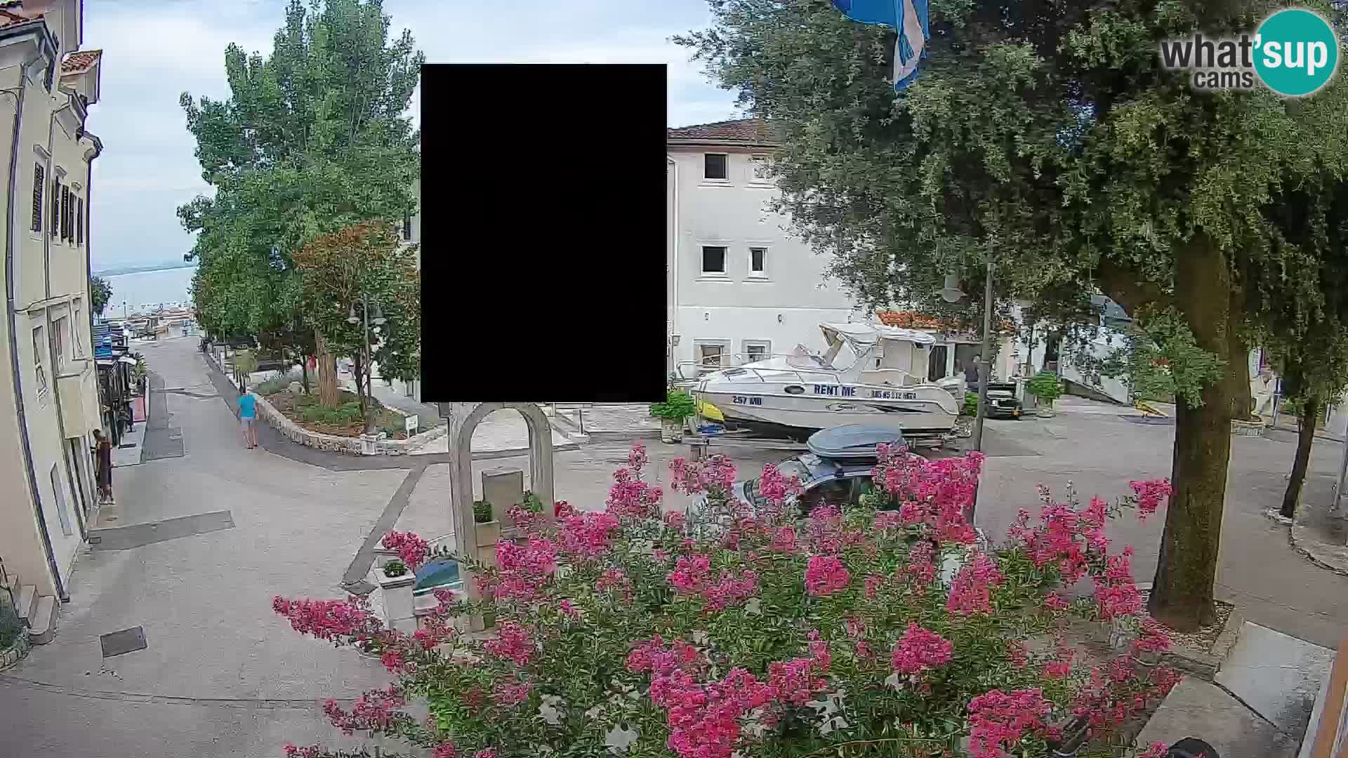 Web kamera centar Mošćeničke Drage – Pogled uživo