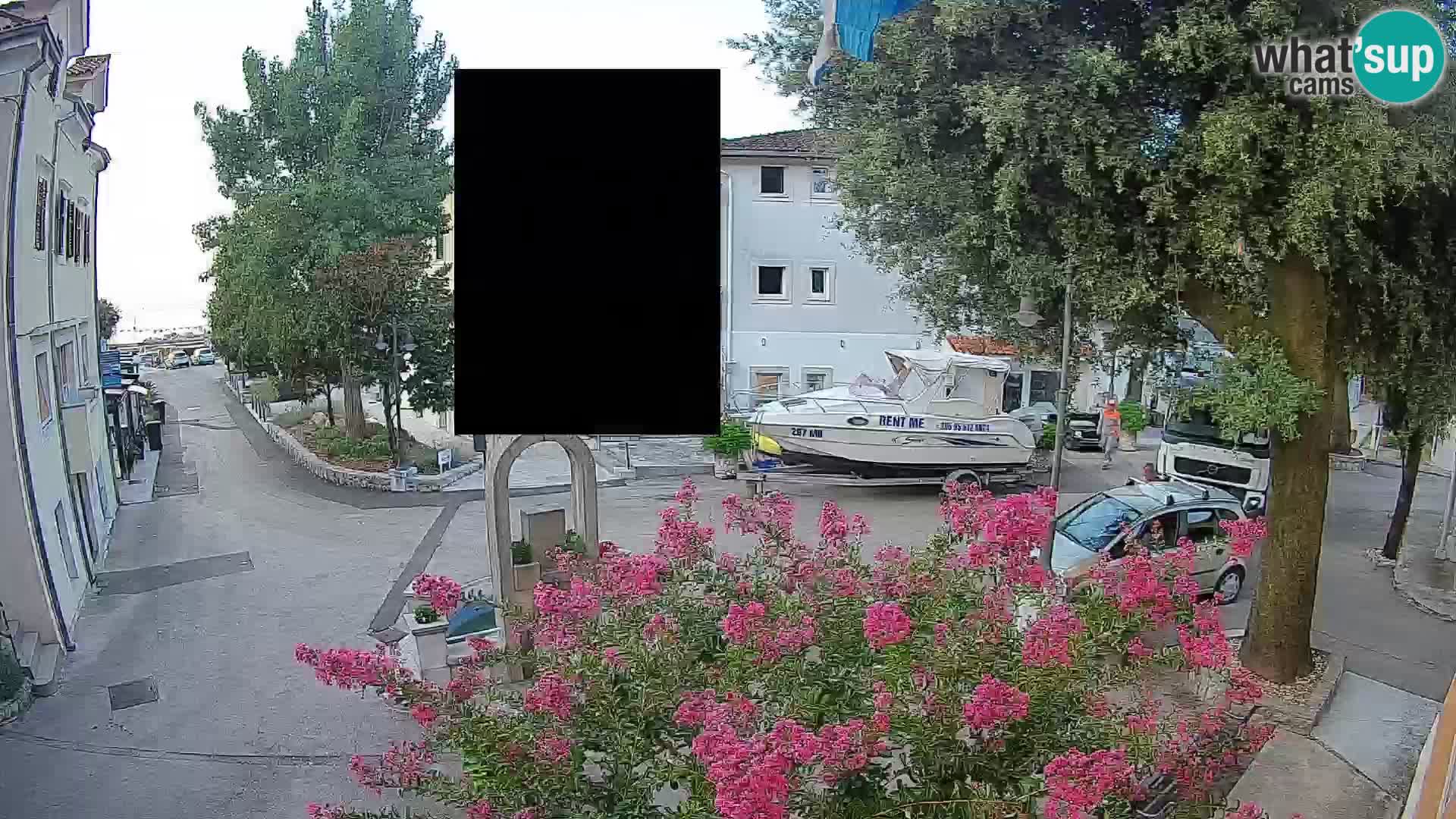 Webcam Mošćenička Draga Center – Live View of the Town Center