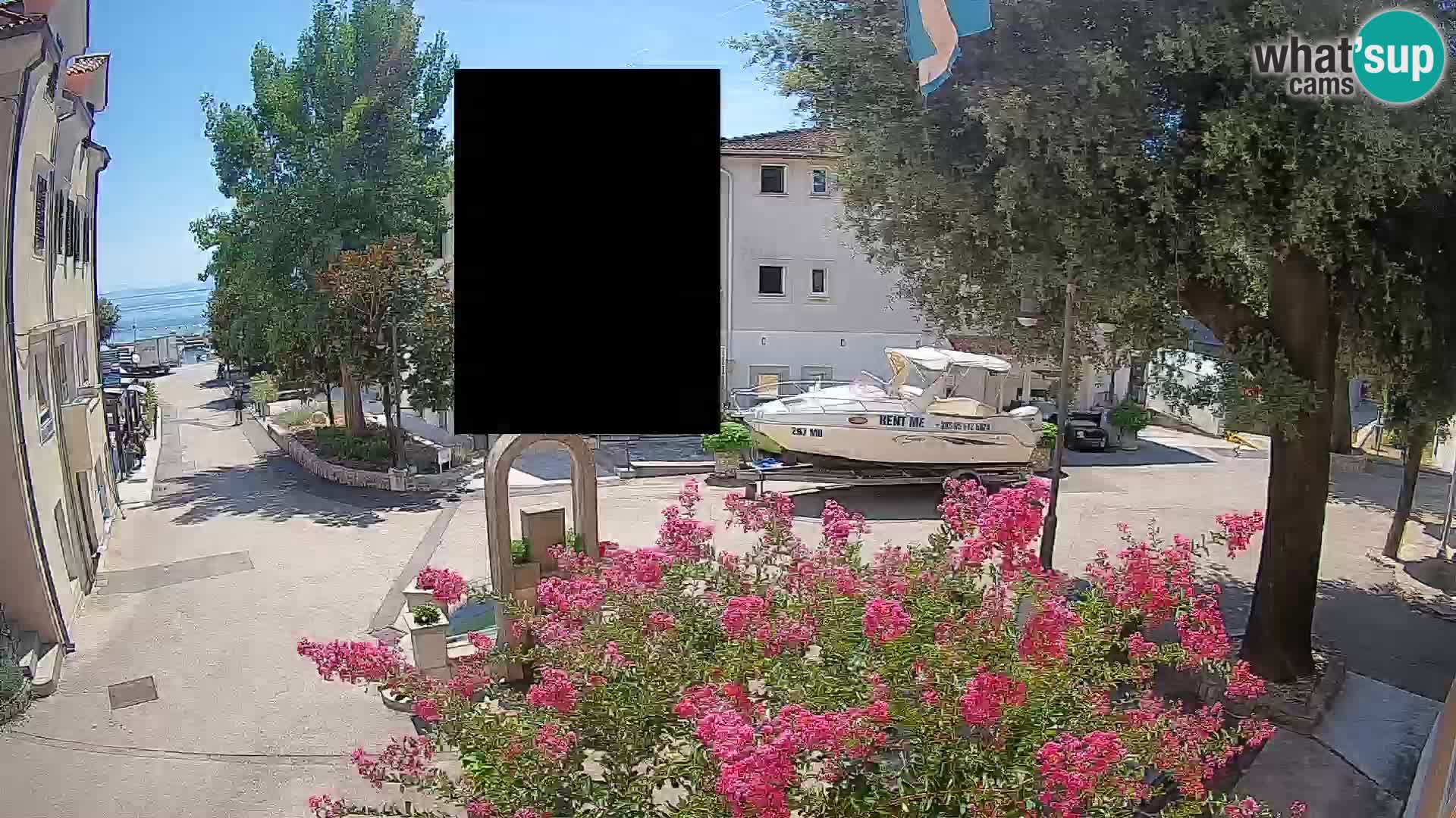 Webcam centre de Mošćenička Draga – Vue en direct du centre-ville