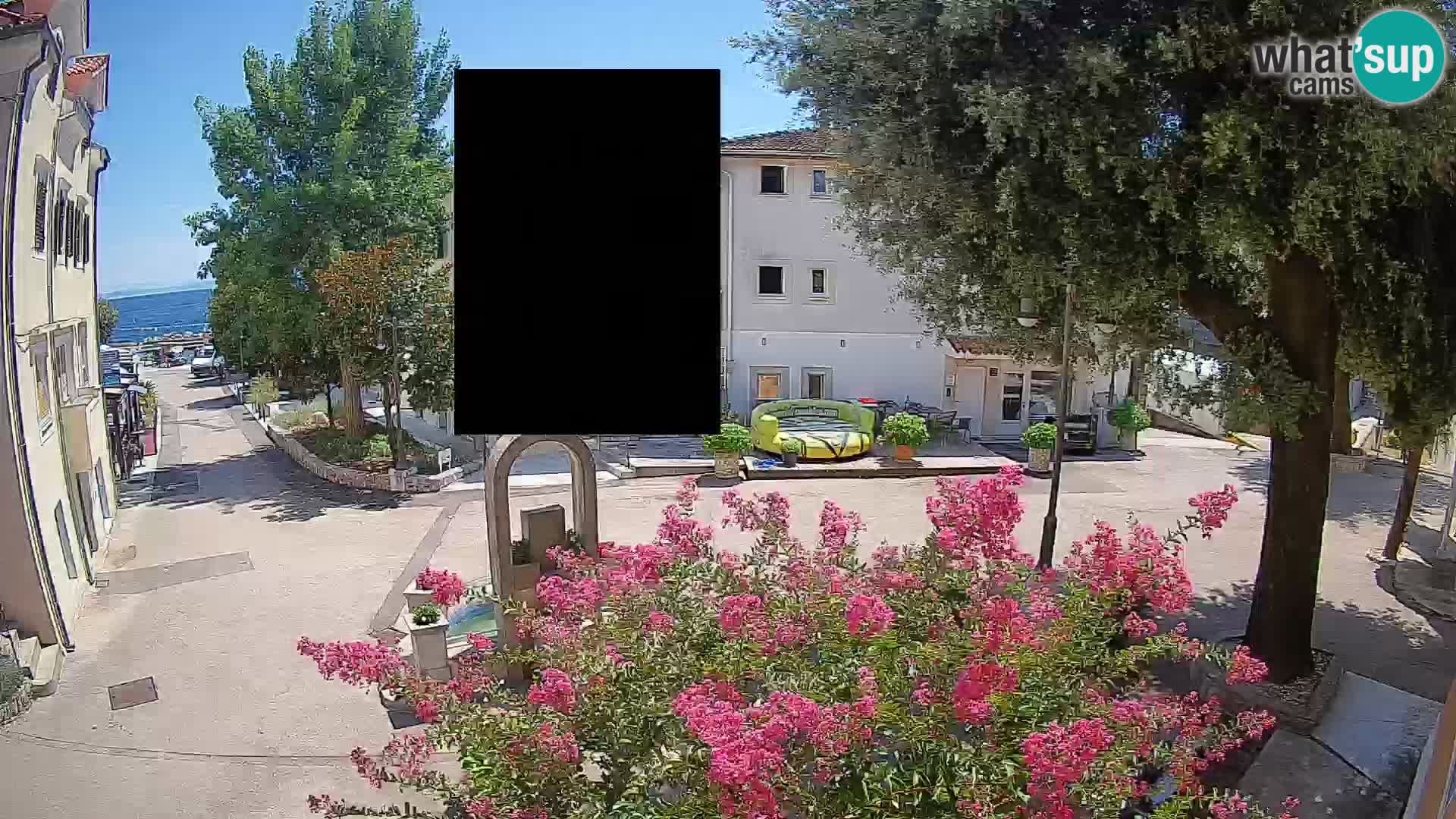 Webcam Centre de Mošćenička Draga – Vue en direct du centre-ville