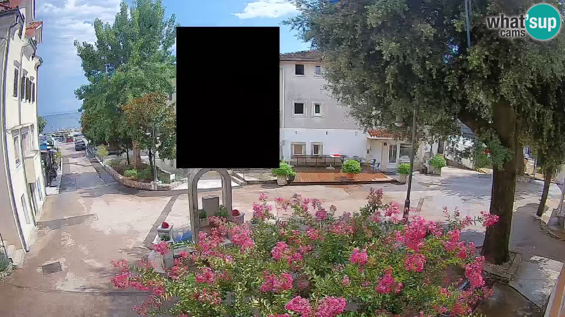 Web kamera centar Mošćeničke Drage – Pogled uživo