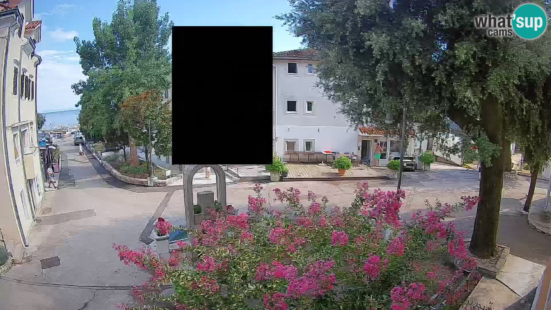Webcam Centre de Mošćenička Draga – Vue en direct du centre-ville