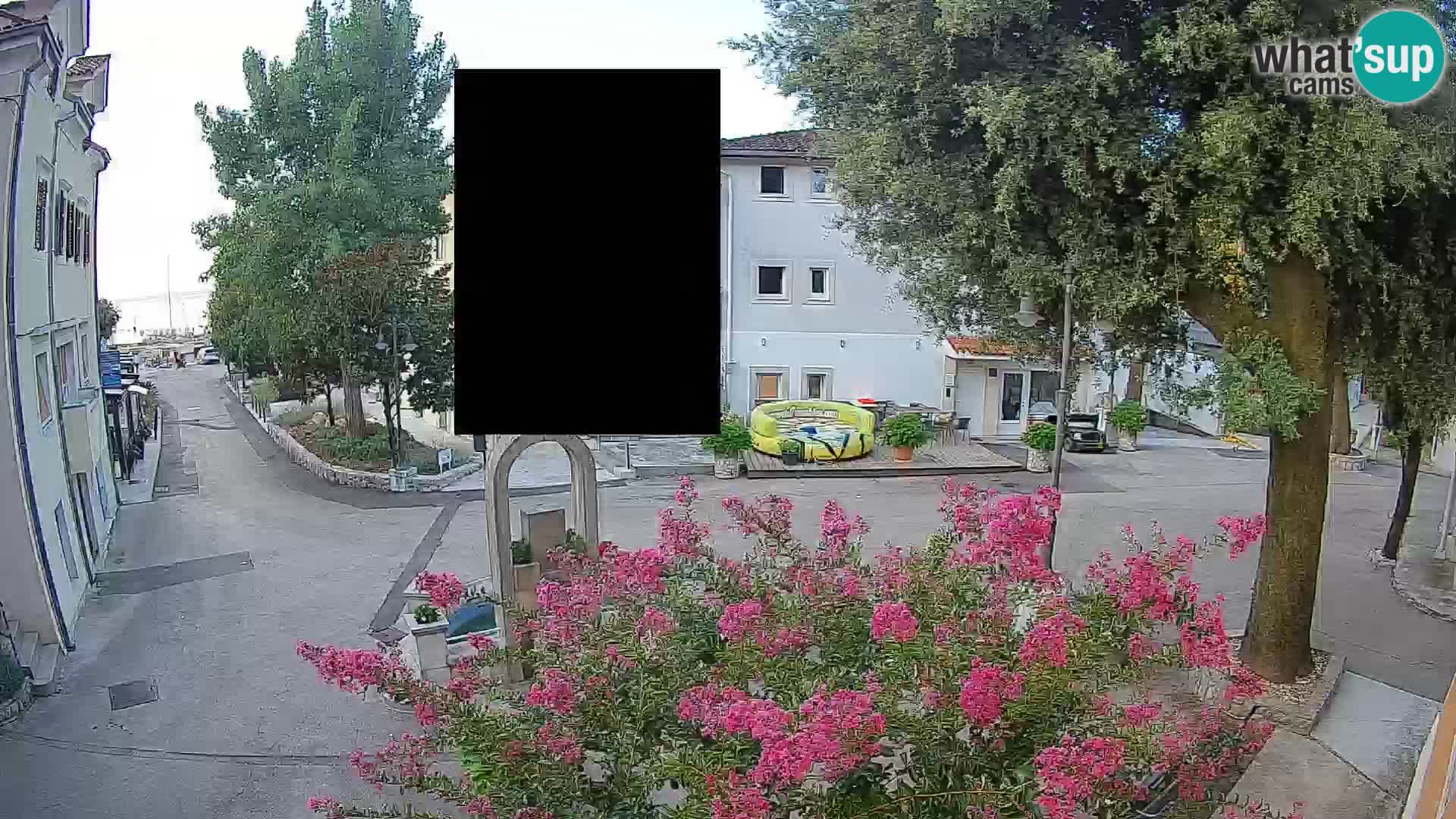 Webcam Mošćenička Draga Center – Live View of the Town Center