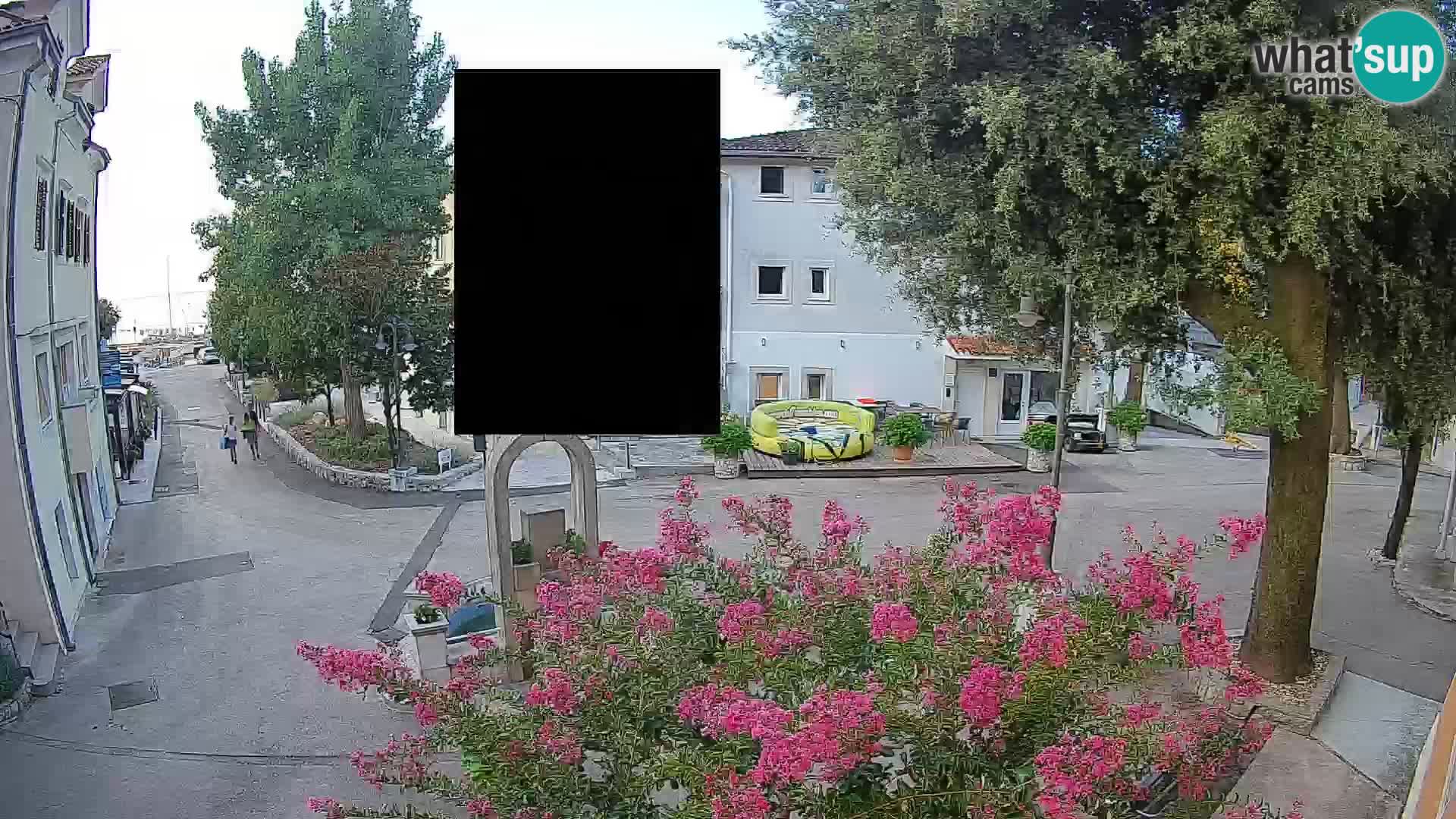 Webcam Mošćenička Draga Center – Live View of the Town Center