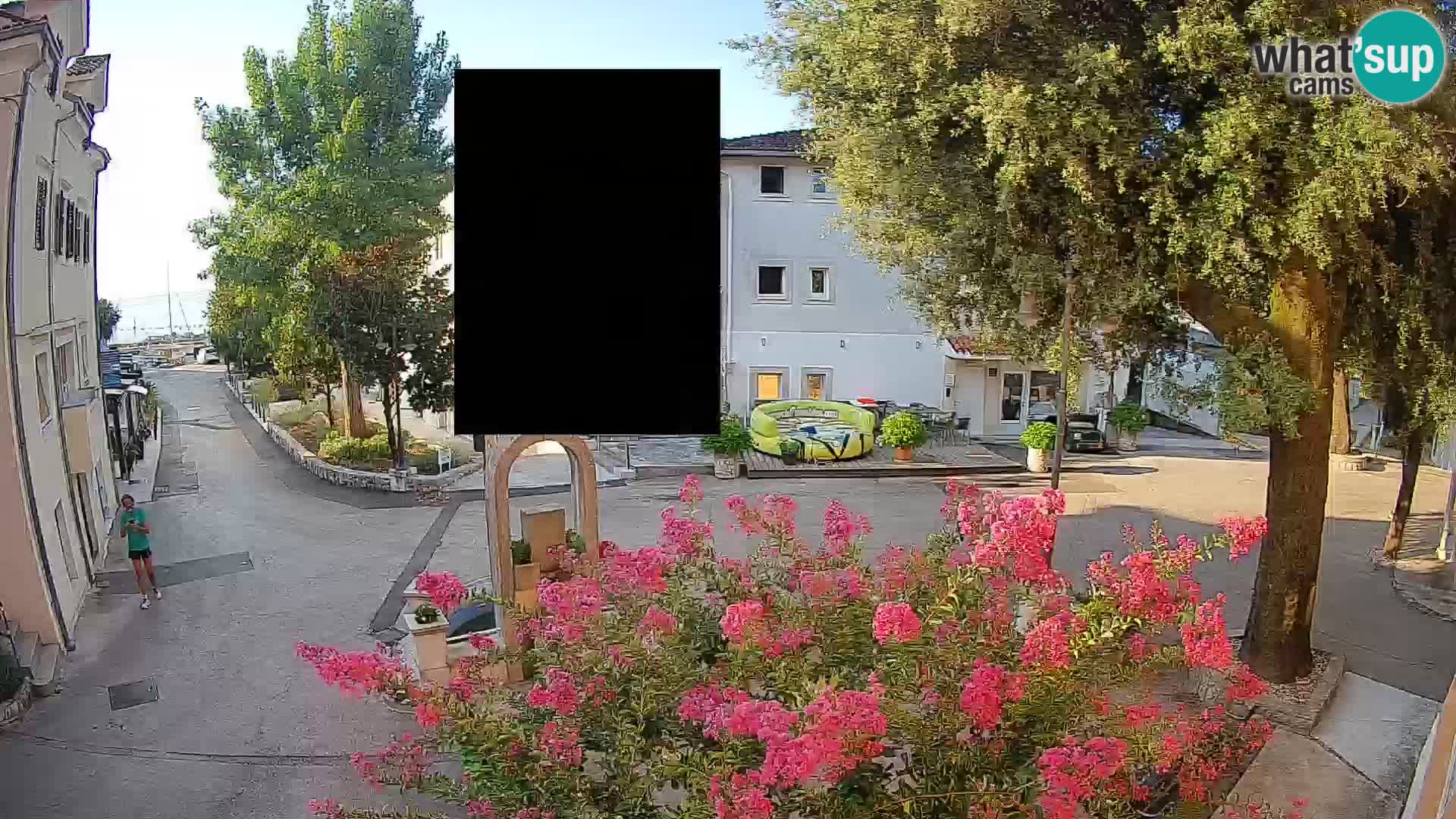 Webcam Mošćenička Draga Center – Live View of the Town Center