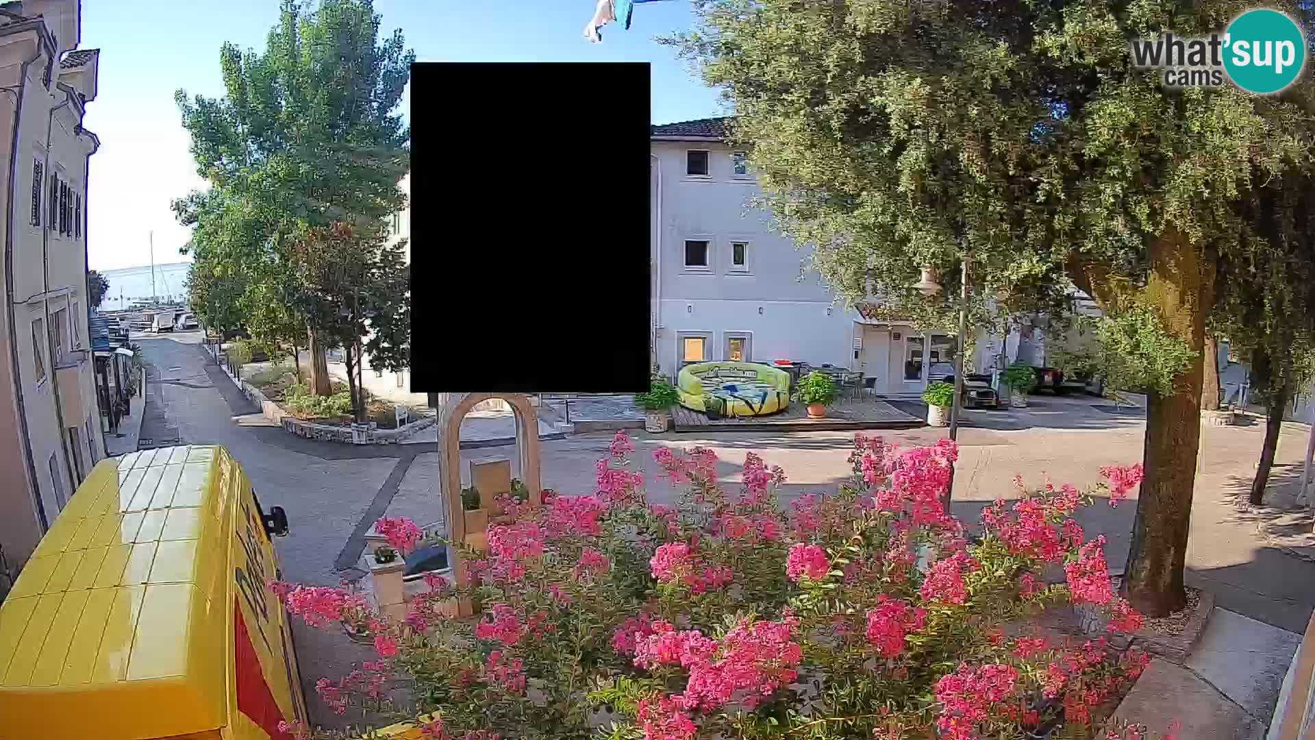 Webcam Mošćenička Draga Zentrum – Liveblick auf das Ortszentrum