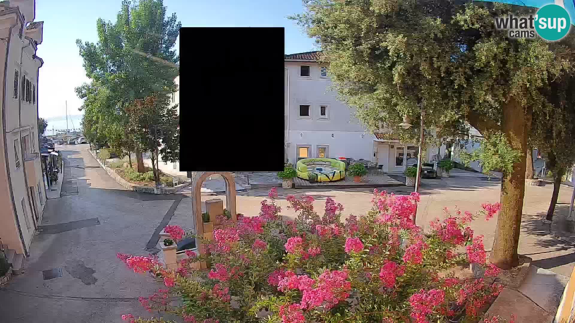 Webcam Centre de Mošćenička Draga – Vue en direct du centre-ville