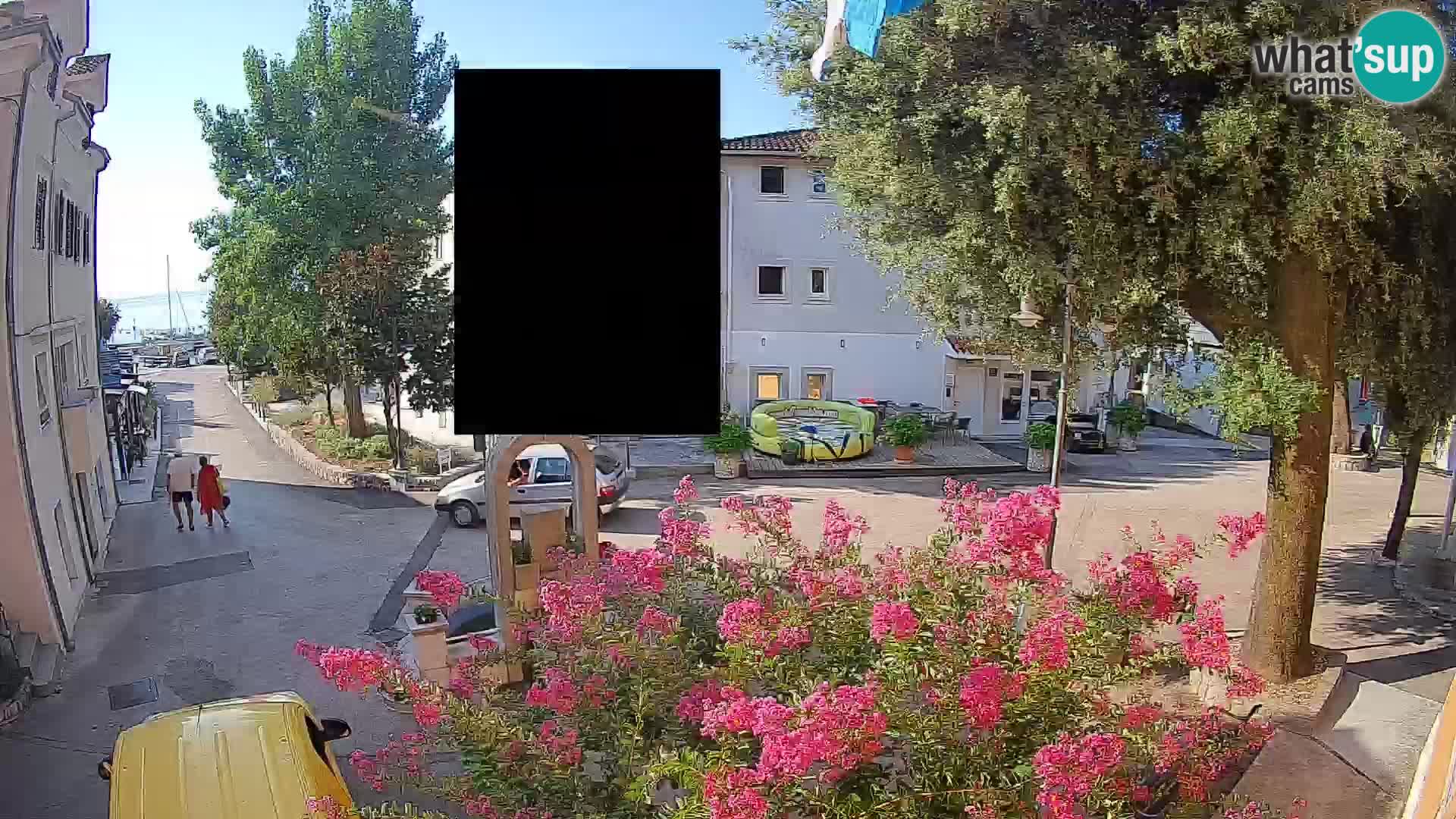 Webcam Mošćenička Draga Center – Live View of the Town Center