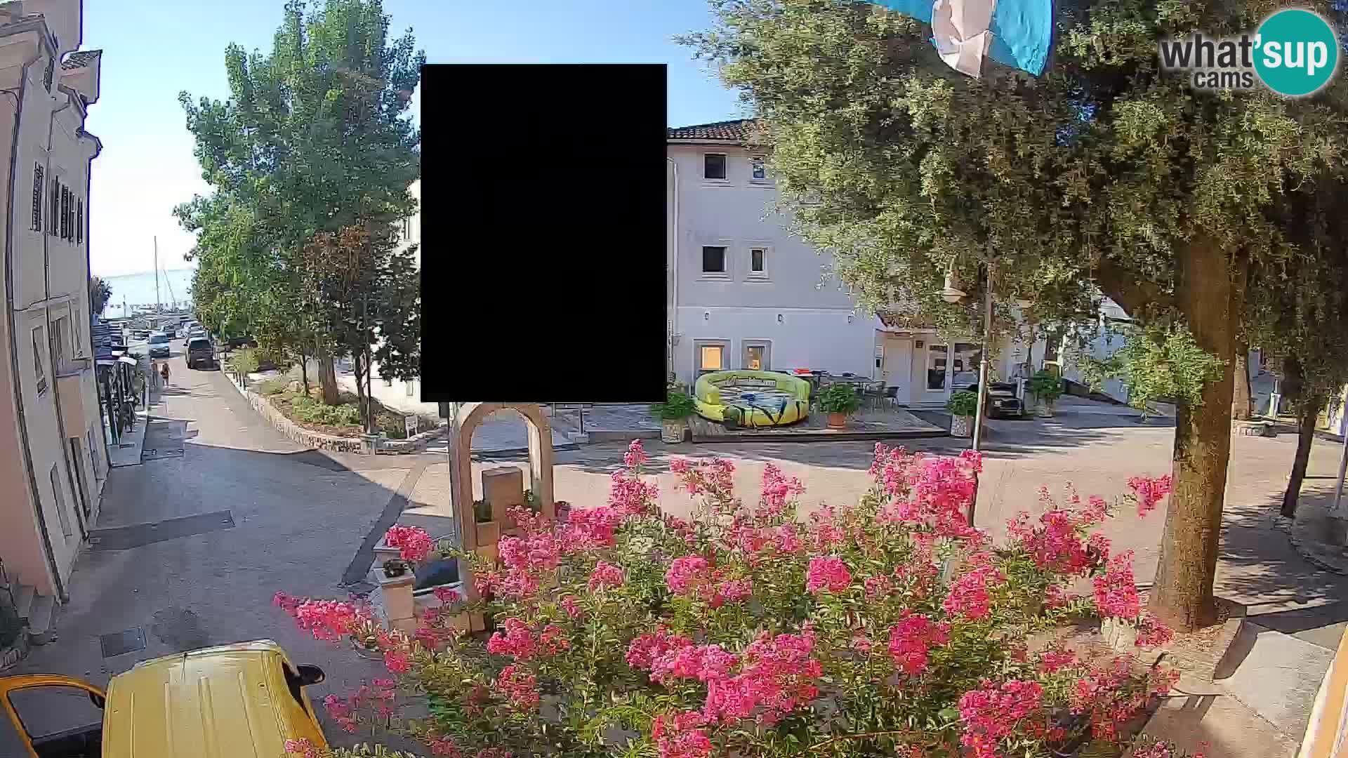 Webcam Mošćenička Draga Zentrum – Liveblick auf das Ortszentrum