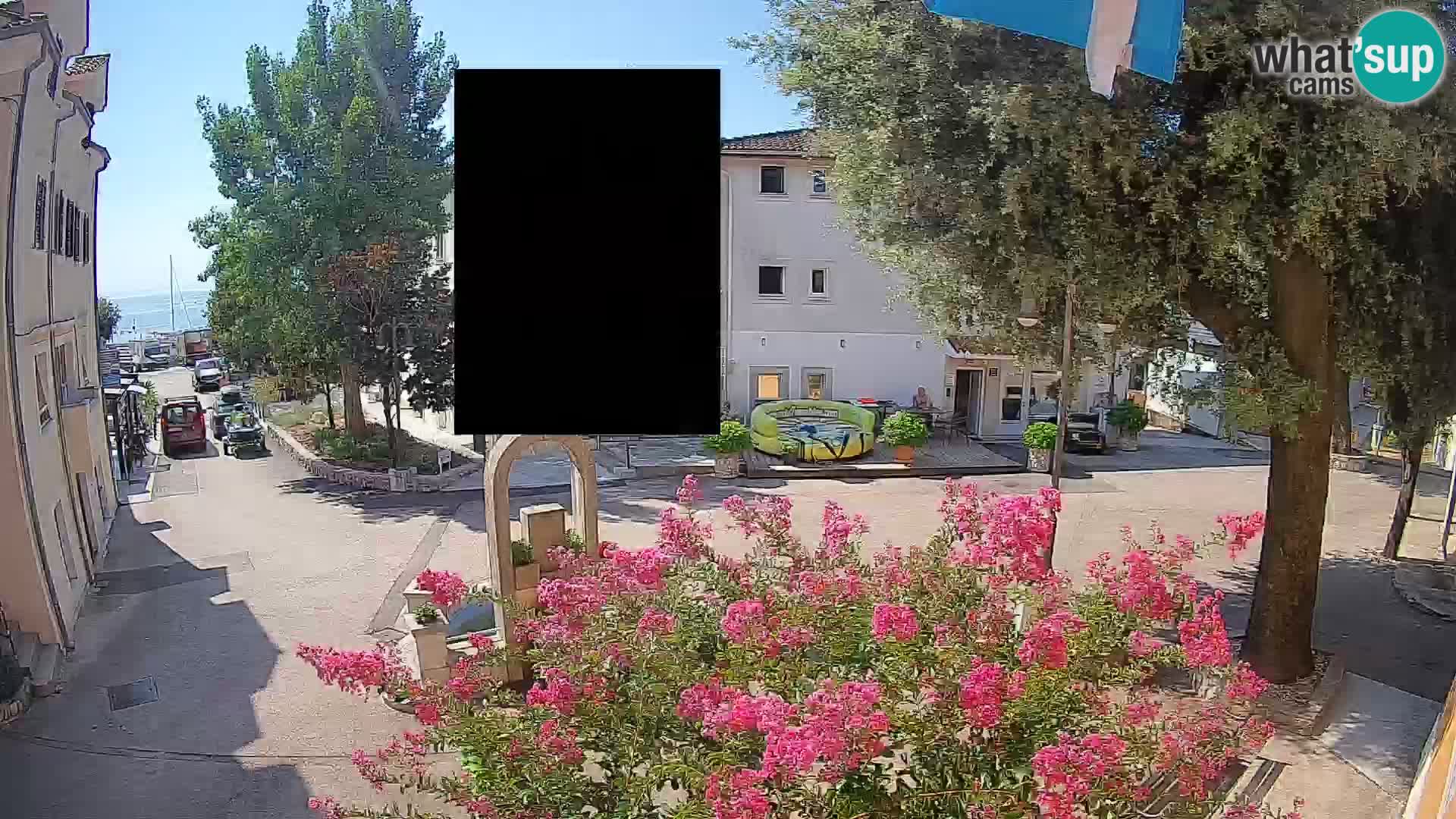 Web kamera centar Mošćeničke Drage – Pogled uživo