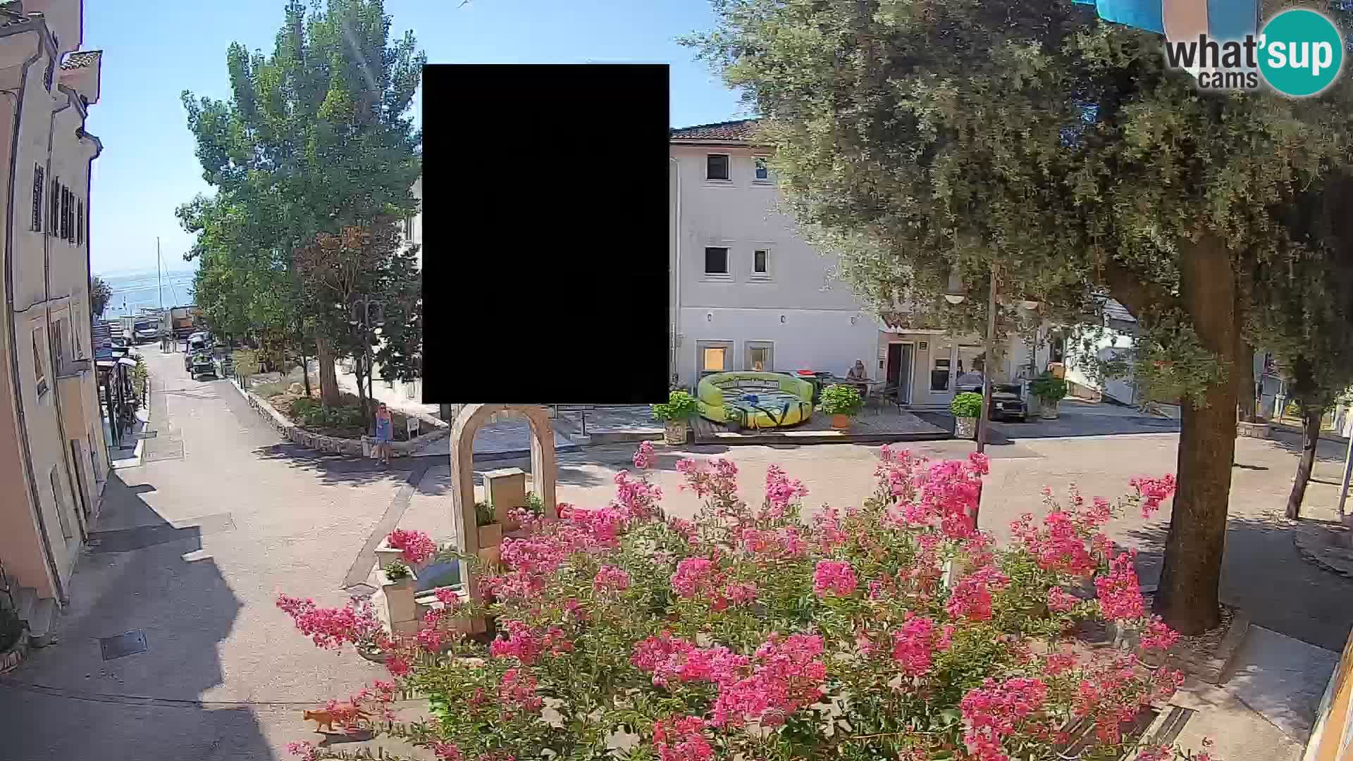 Spletna kamera center Mošćeniška Draga – Pogled v živo