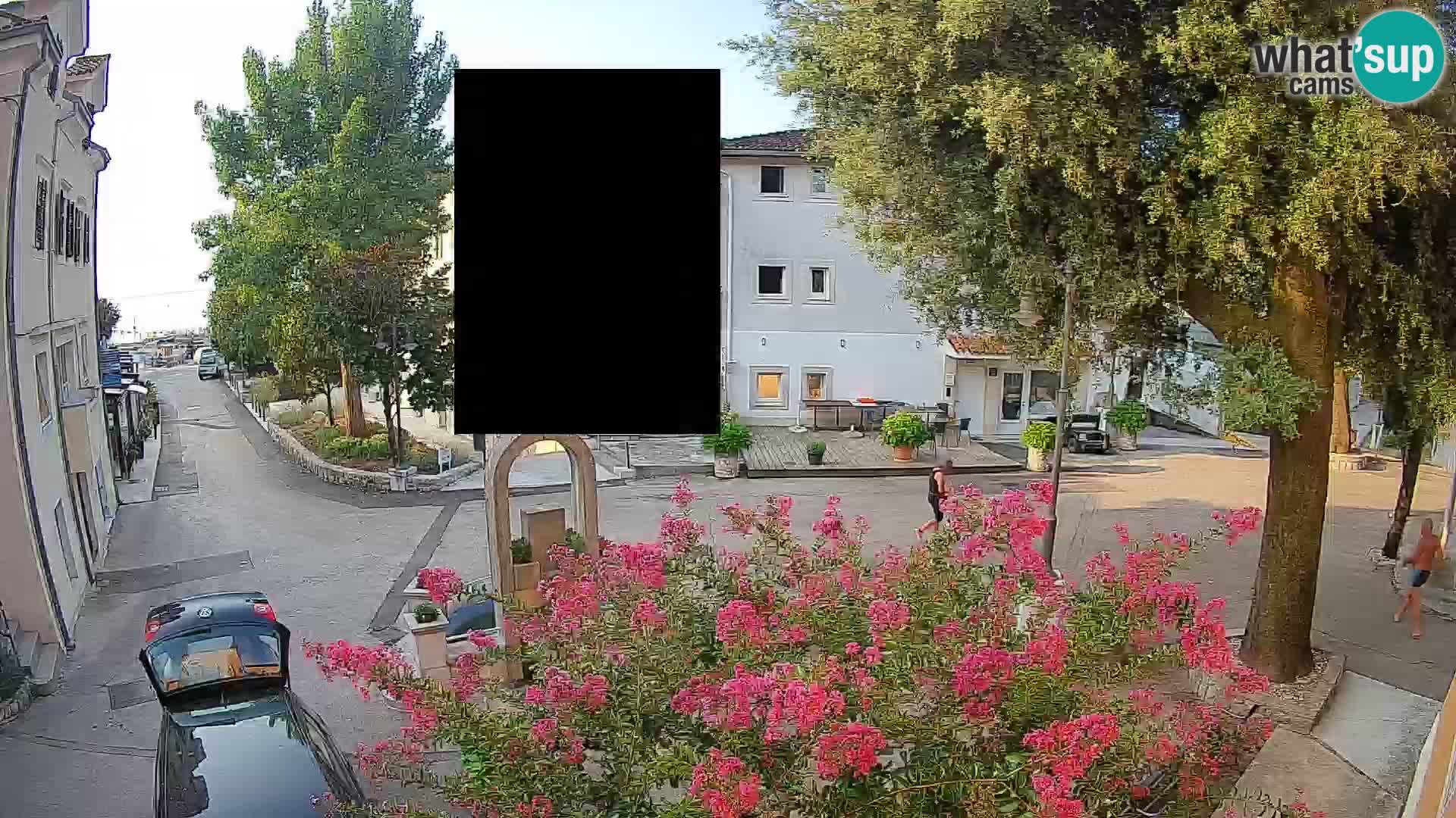 Webcam centre de Mošćenička Draga – Vue en direct du centre-ville