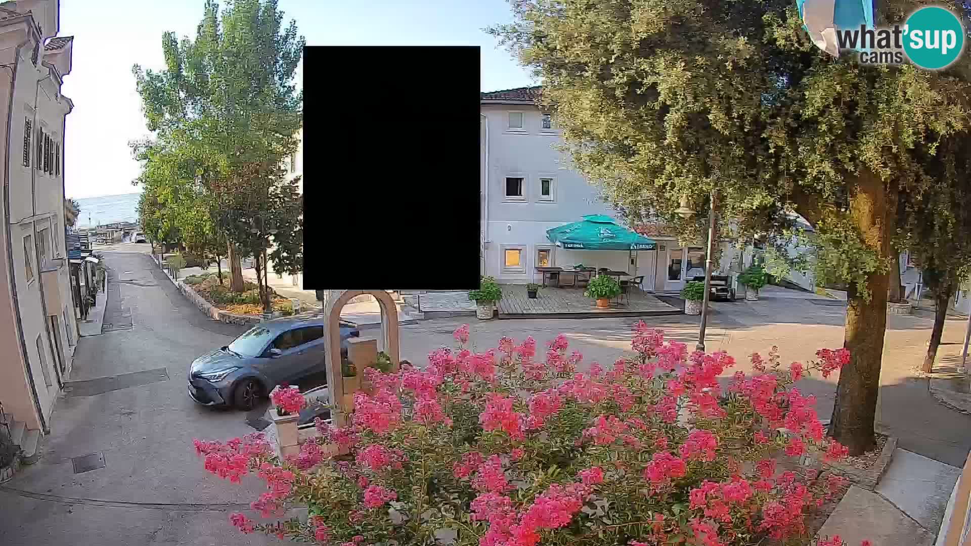 Webcam Centro Draga di Moschiena – Vista live sul centro