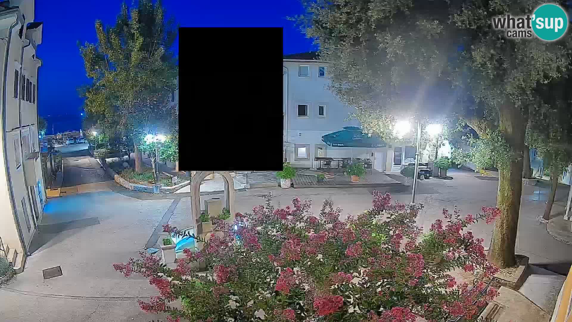 Webcam Mošćenička Draga Center – Live View of the Town Center