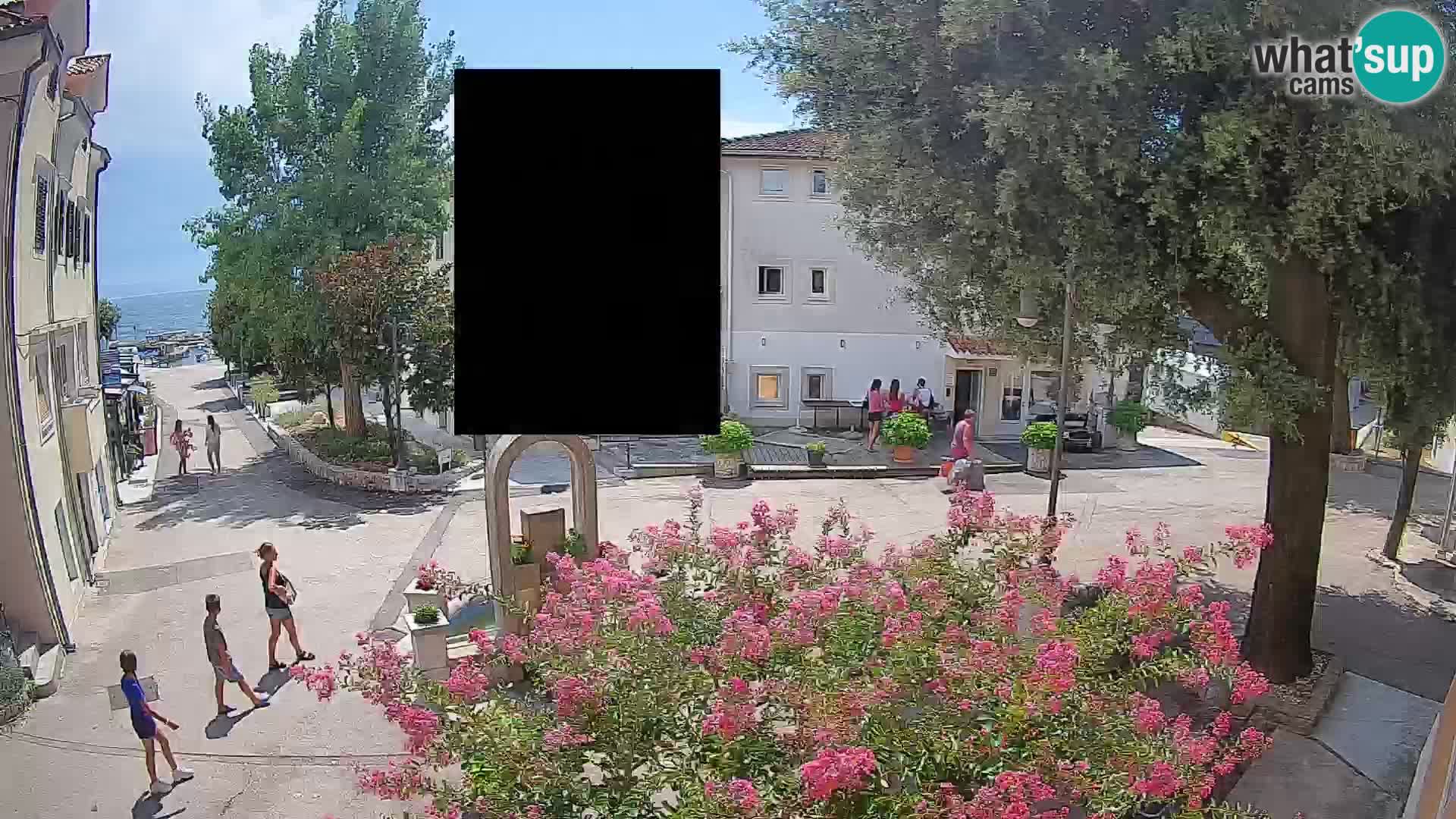 Web kamera centar Mošćeničke Drage – Pogled uživo