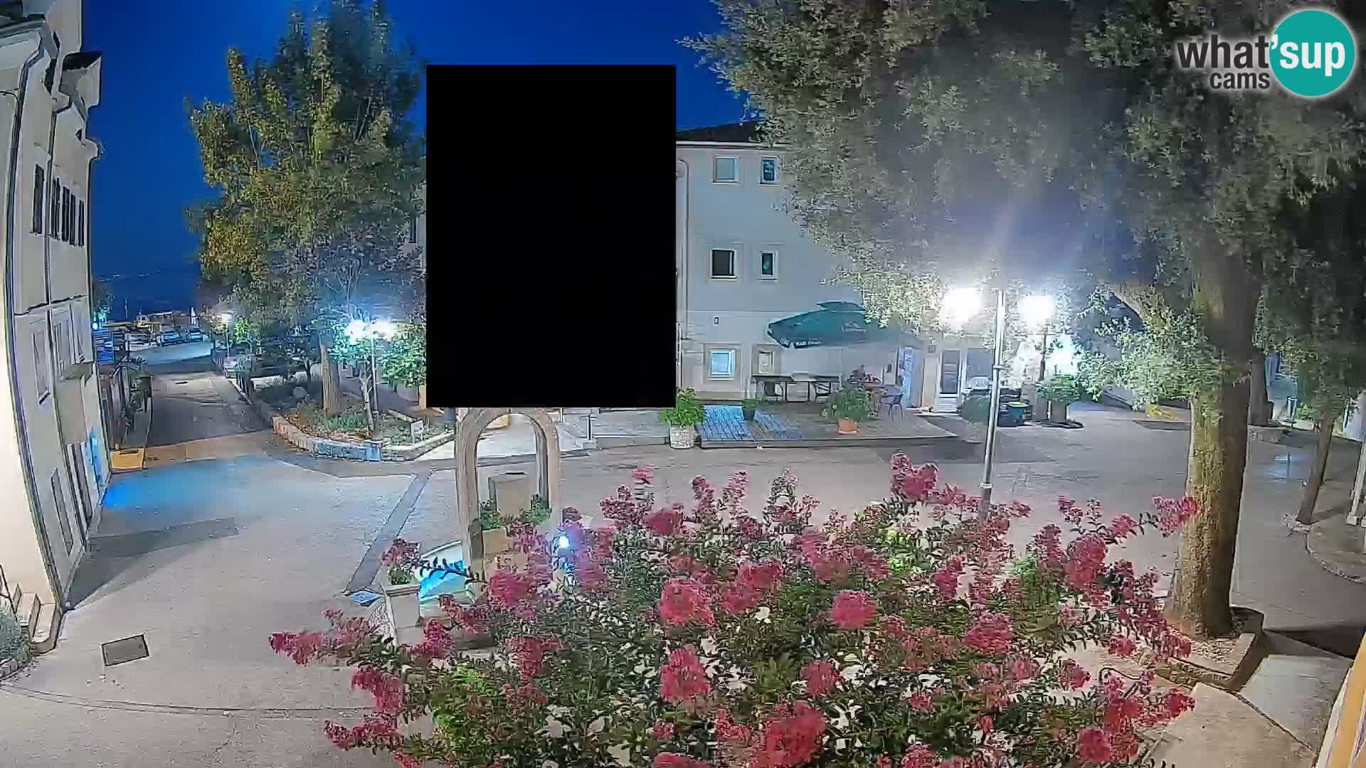 Webcam Mošćenička Draga Center – Live View of the Town Center