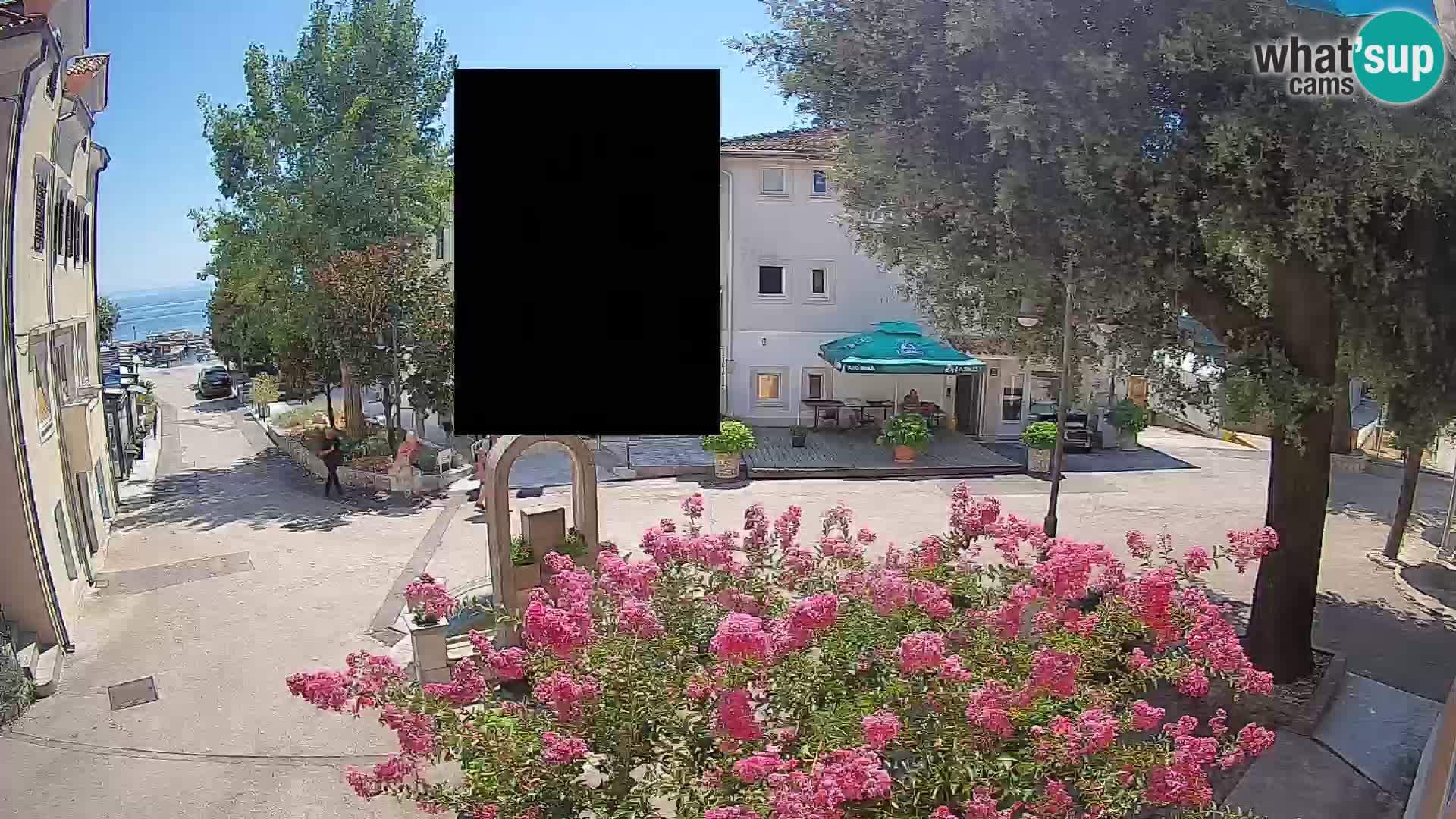 Webcam Centro Draga di Moschiena – Vista live sul centro