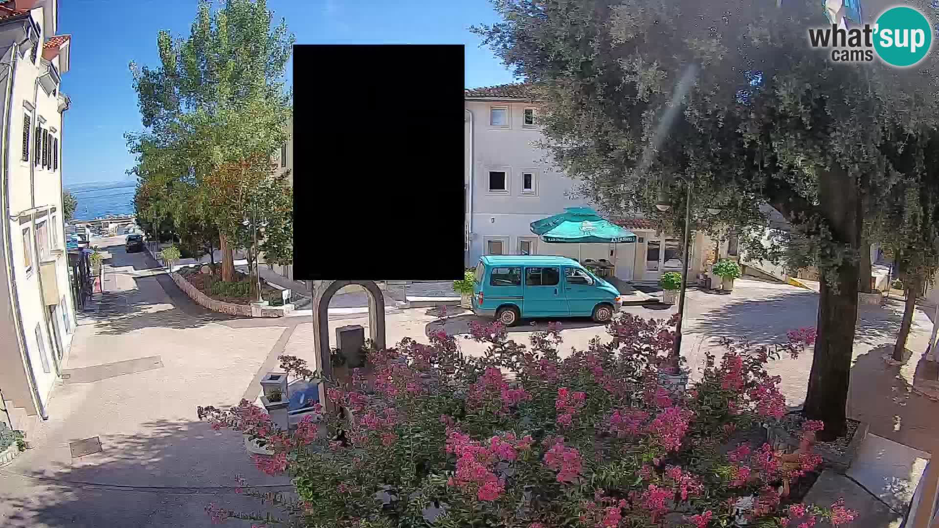 Webcam Mošćenička Draga Zentrum – Liveblick auf das Ortszentrum