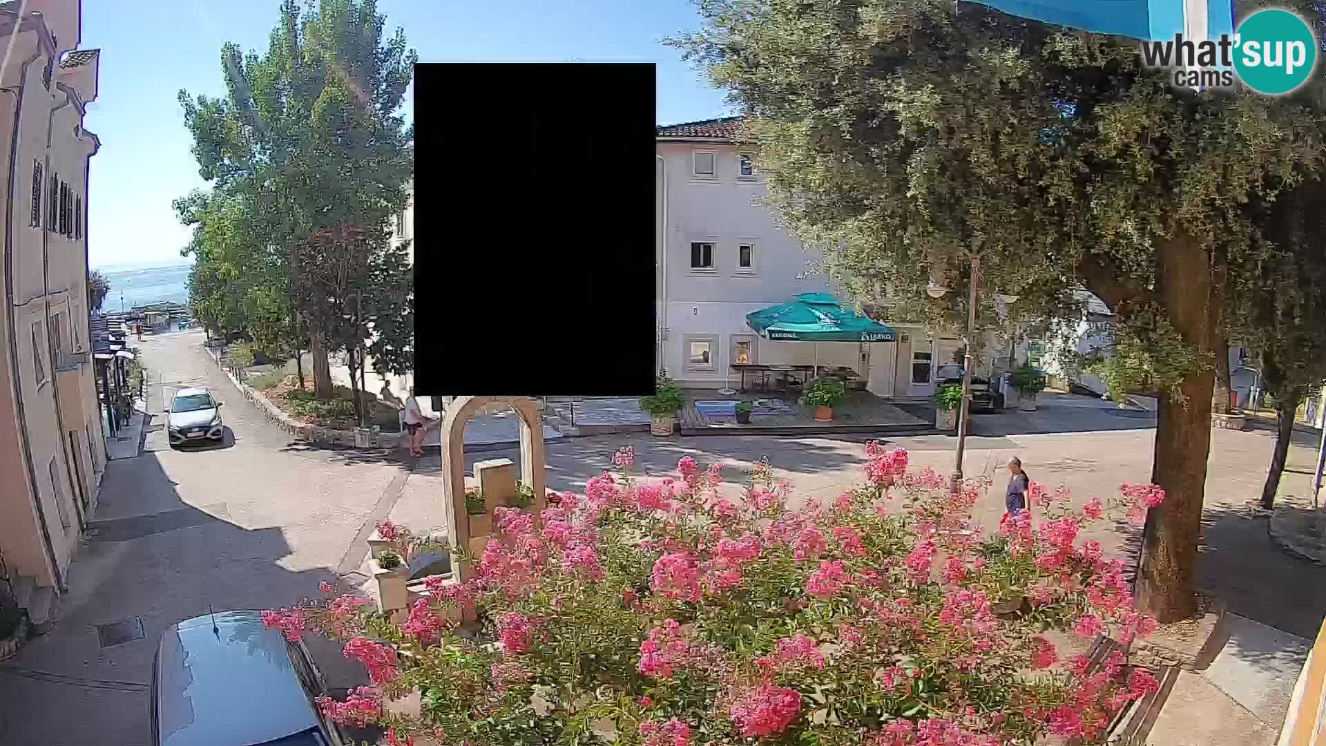 Webcam Mošćenička Draga Center – Live View of the Town Center
